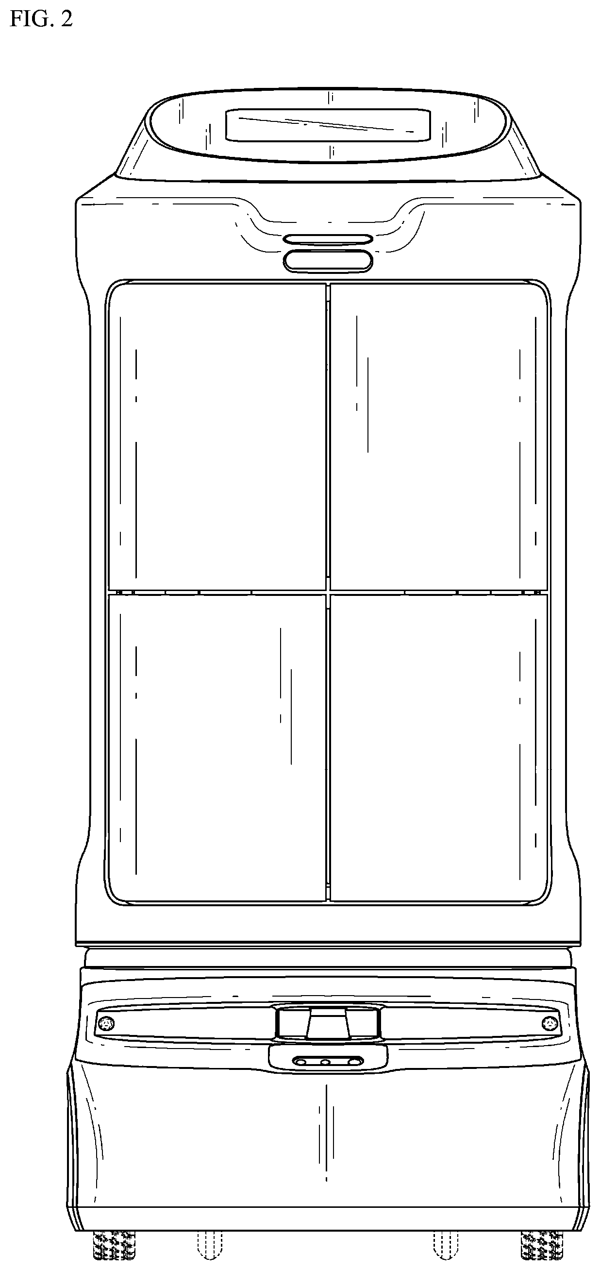 Patent USD1075866 Figure 2 – Robot