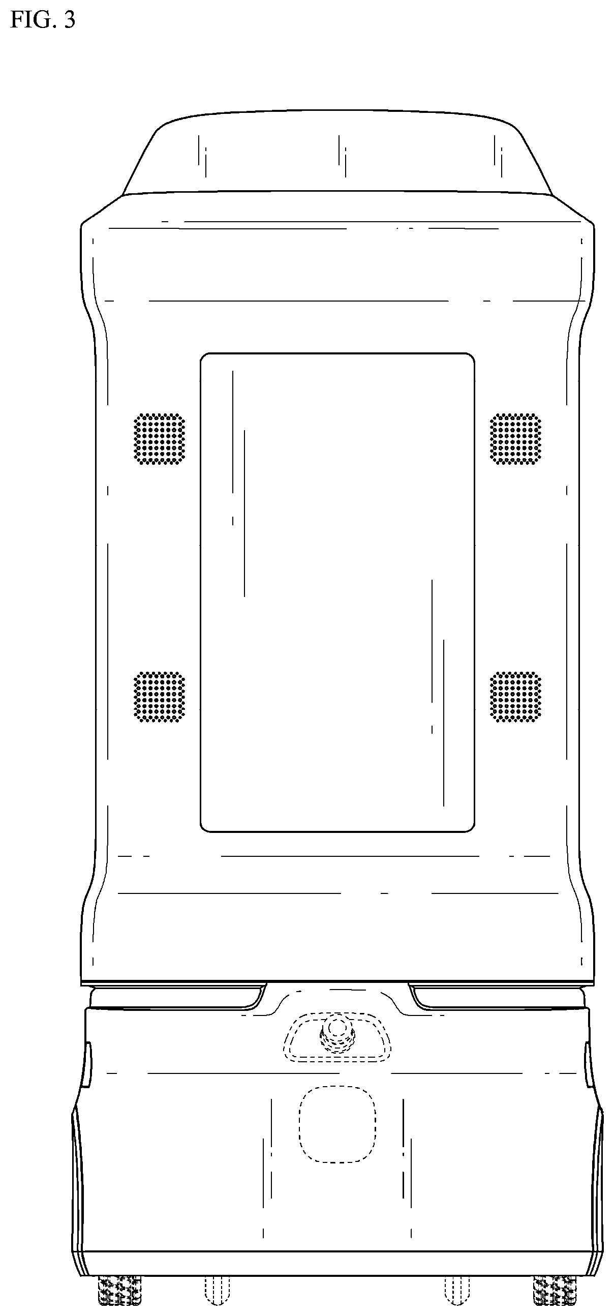 Patent USD1075866 Figure 3 – Robot