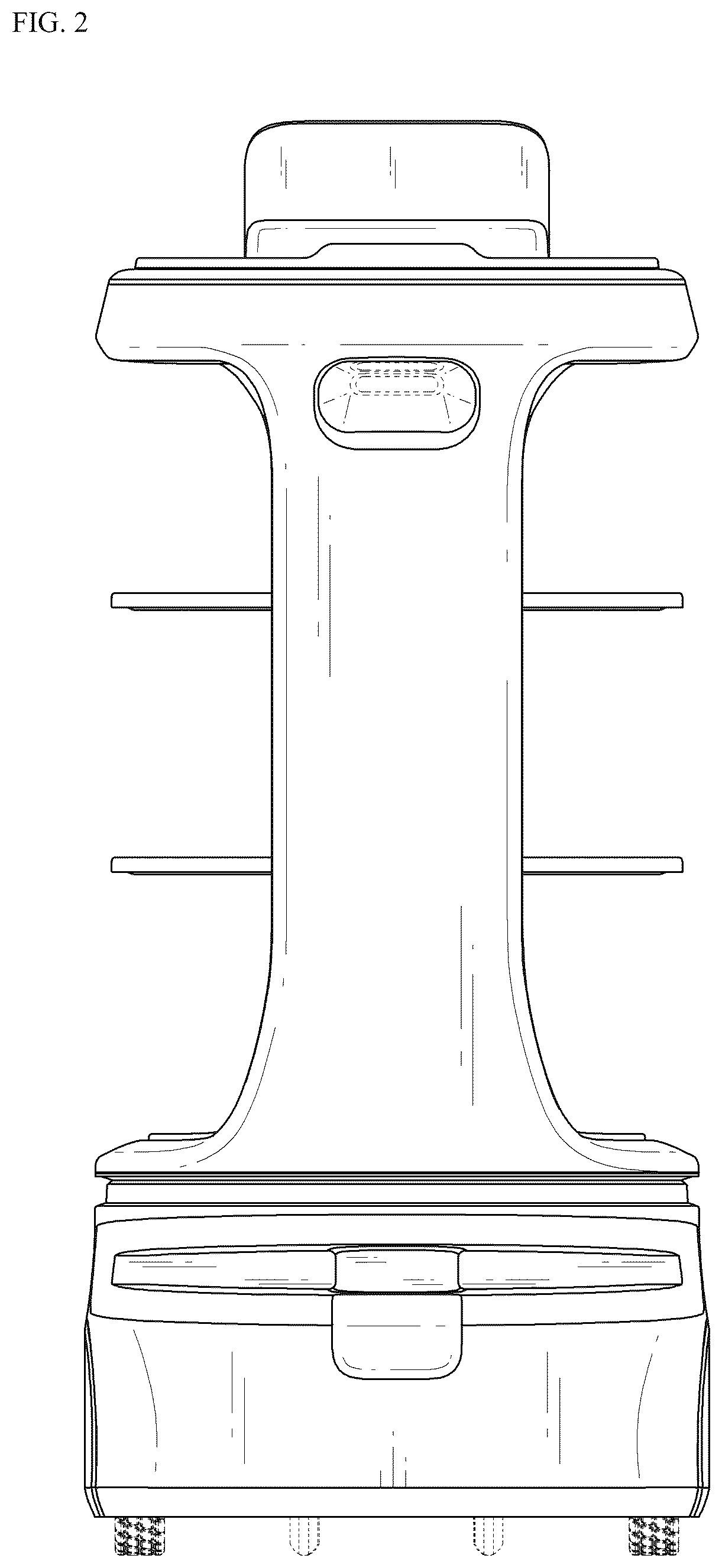 Patent USD1075867 Figure 2 – Robot