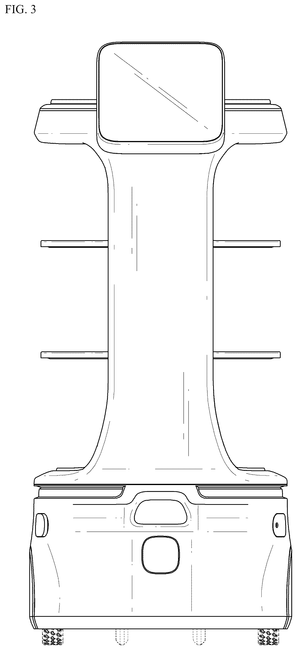 Patent USD1075867 Figure 3 – Robot