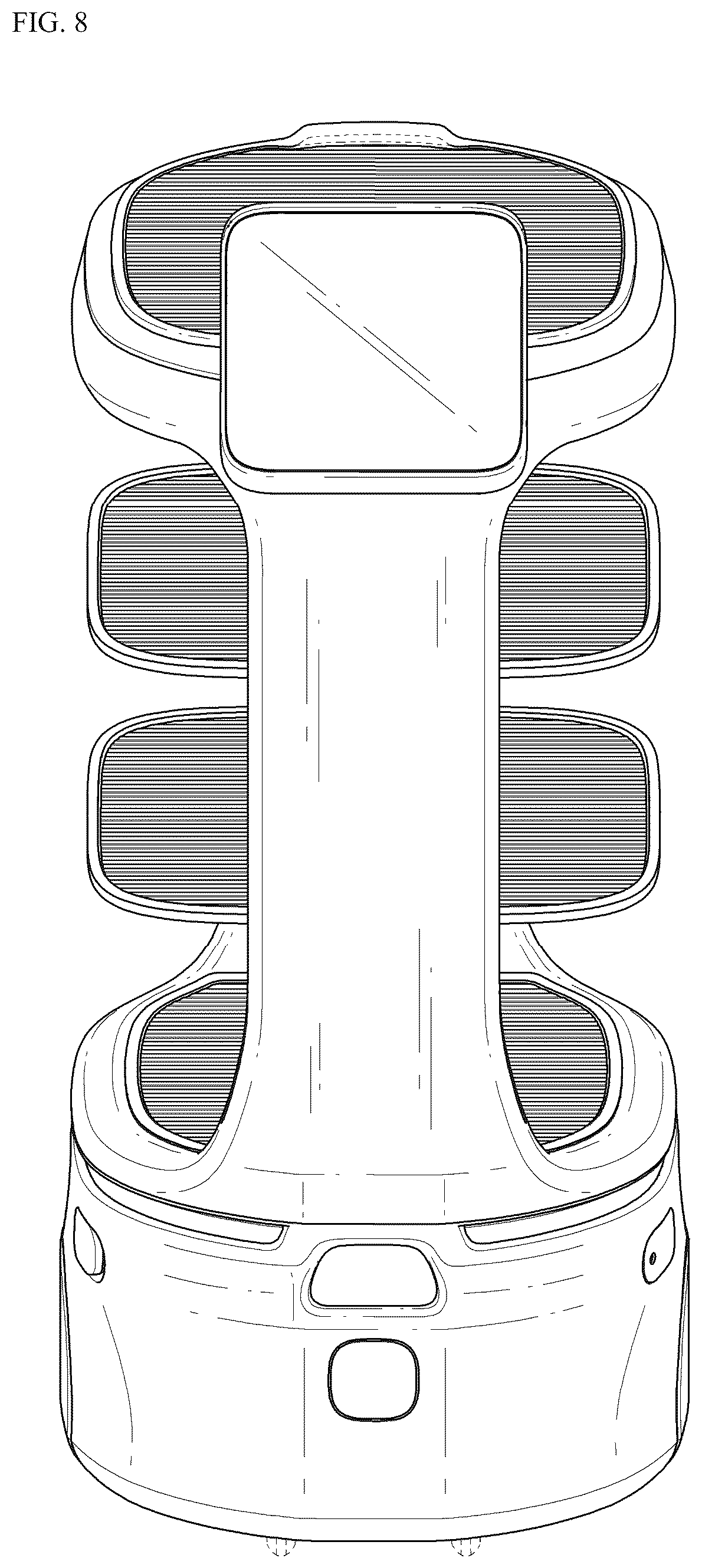 Patent USD1075867 Figure 8 – Robot