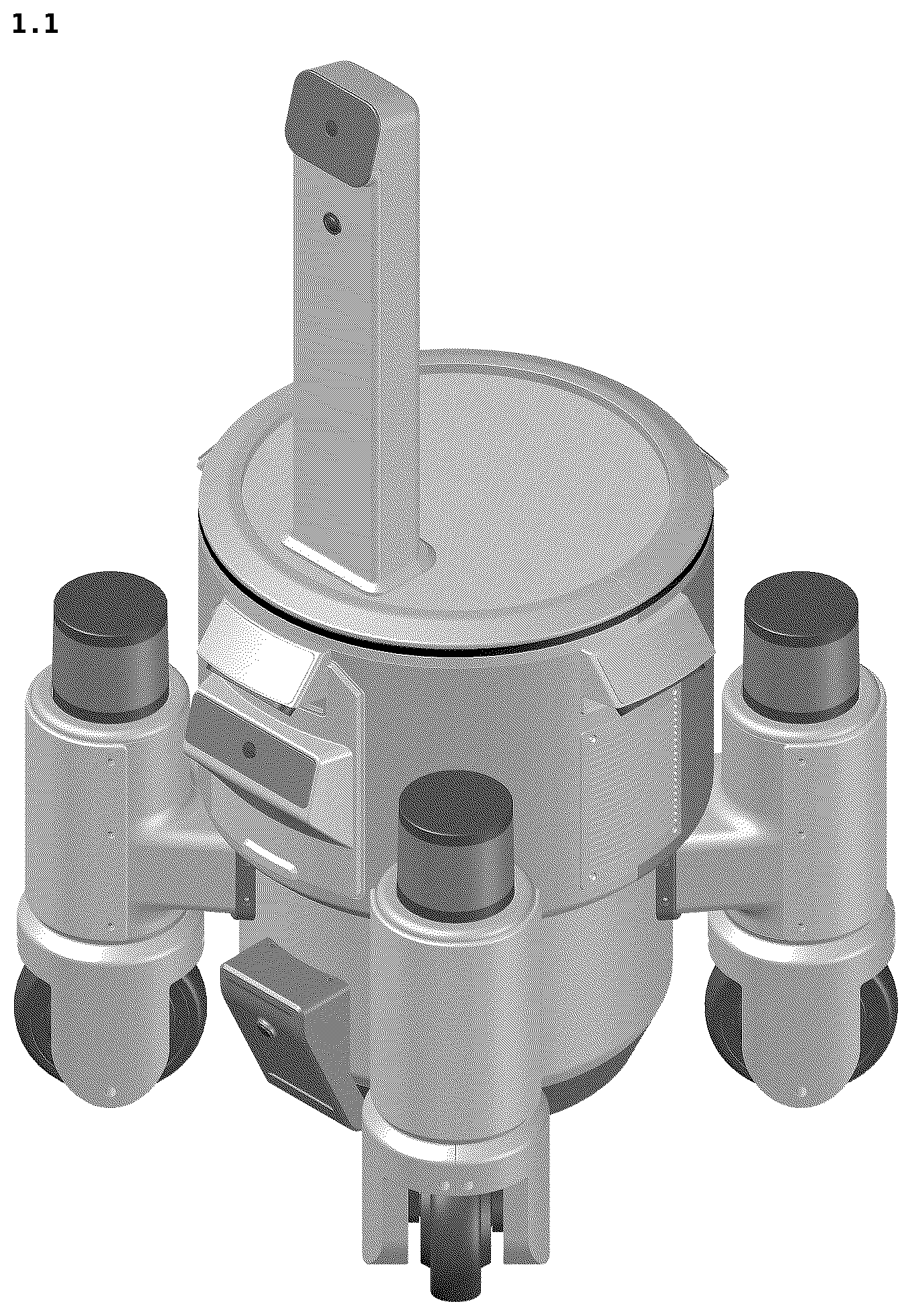 Patent USD1075868 Figure 1 – Industrial maintenance robot