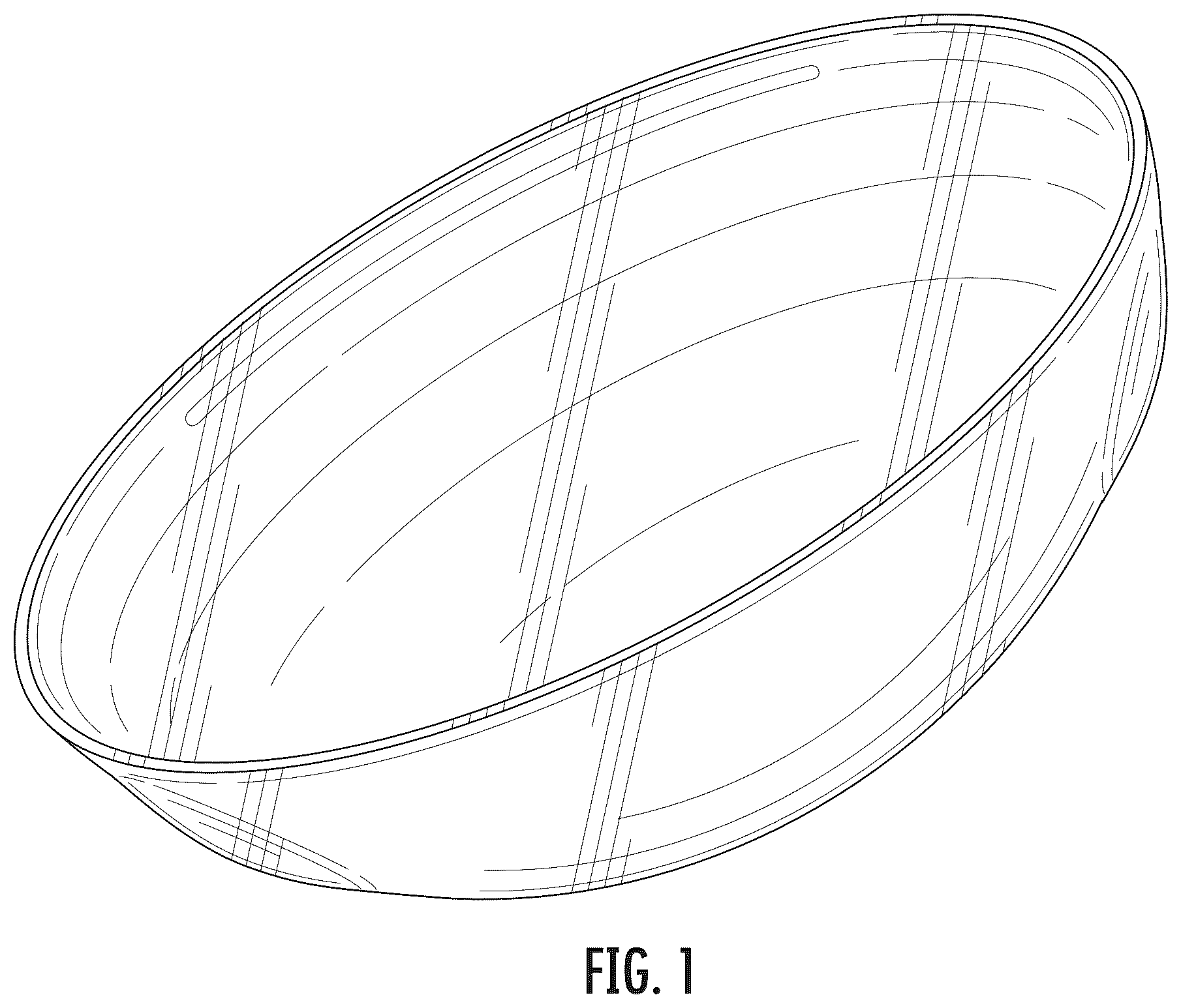 Patent USD1075870 Figure 1 – Contact lens