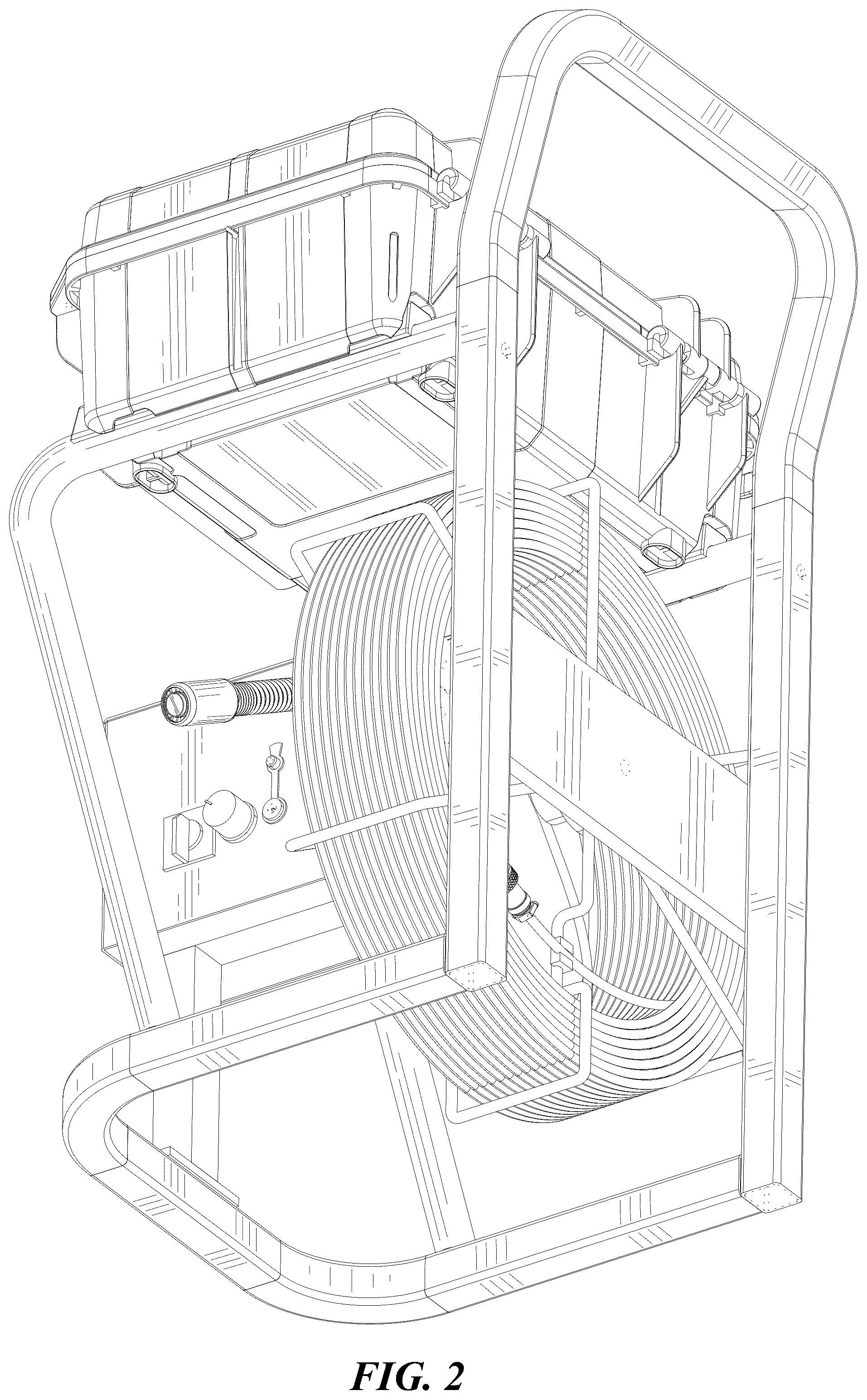 Patent USD1075878 Figure 2 – Pipe inspection camera