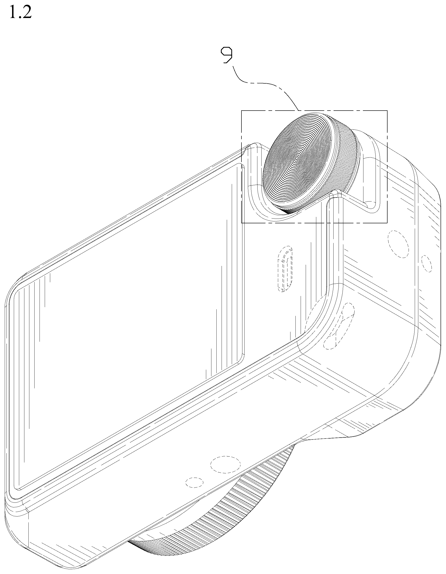 Patent USD1075879 Figure 2 – Photography light
