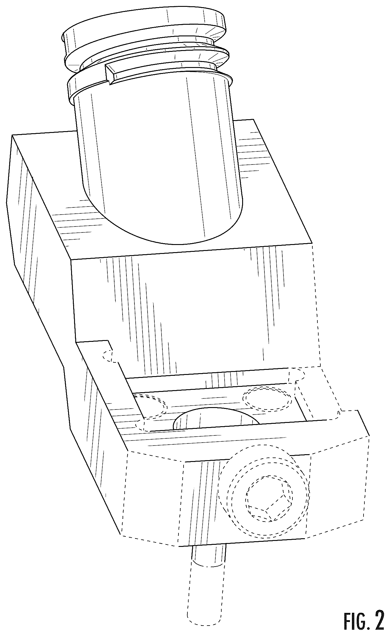 Patent USD1075882 Figure 2 – Device holder