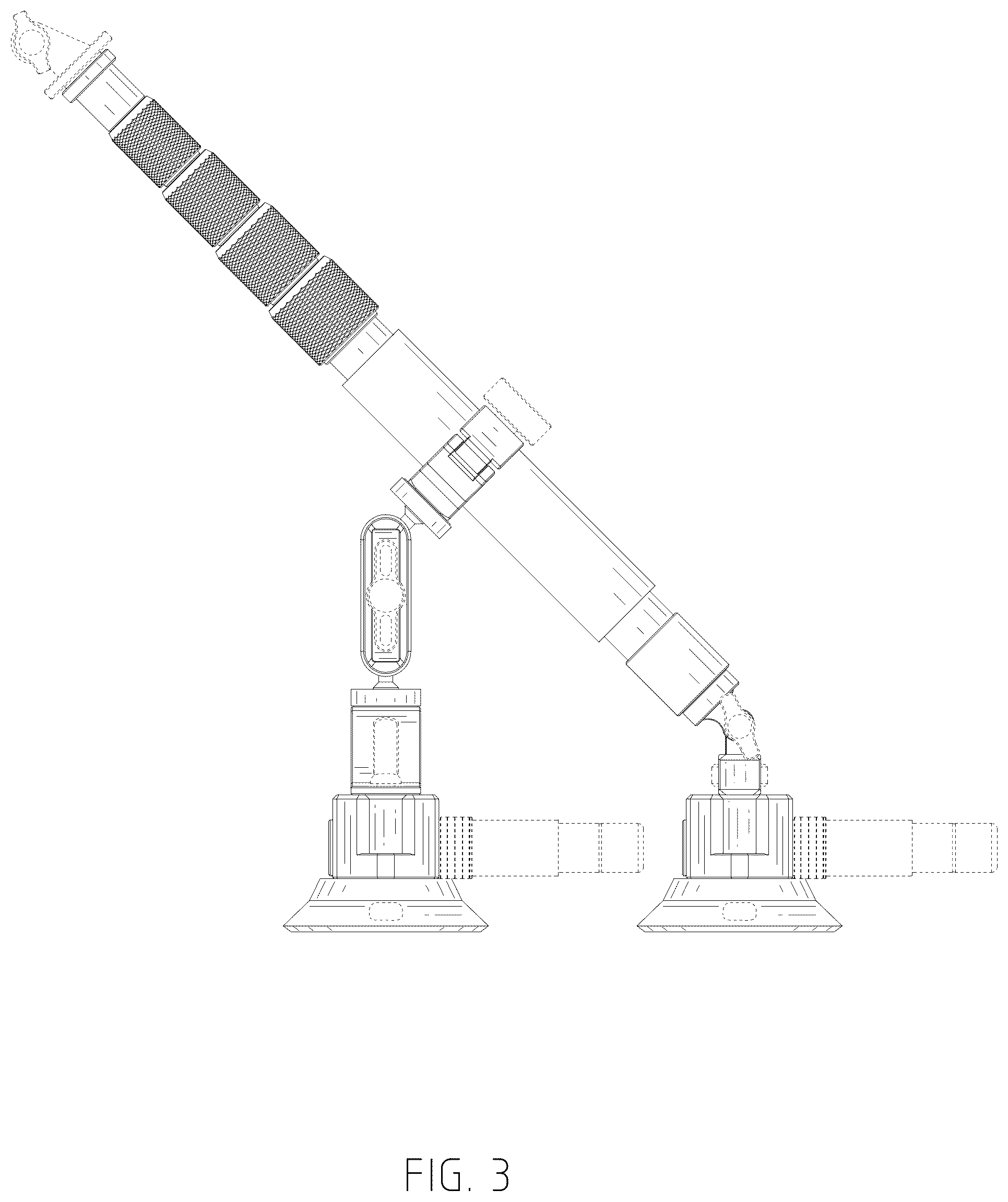 Patent USD1075885 Figure 3 – Suction cup mount
