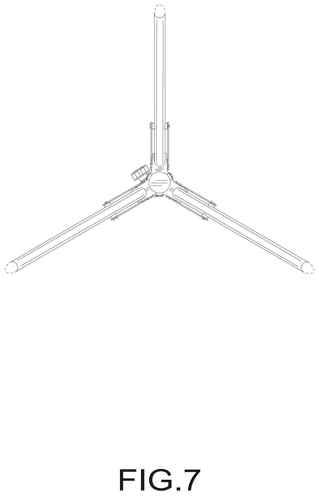 Patent USD1075886 Figure 7 – Light stand