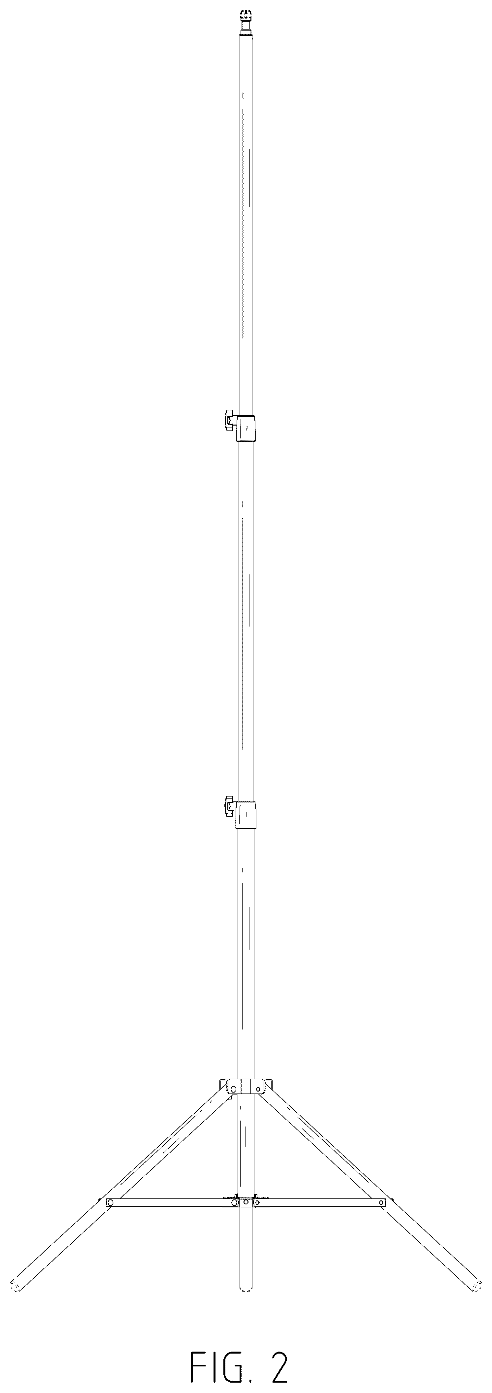 Patent USD1075887 Figure 2 – Light stand