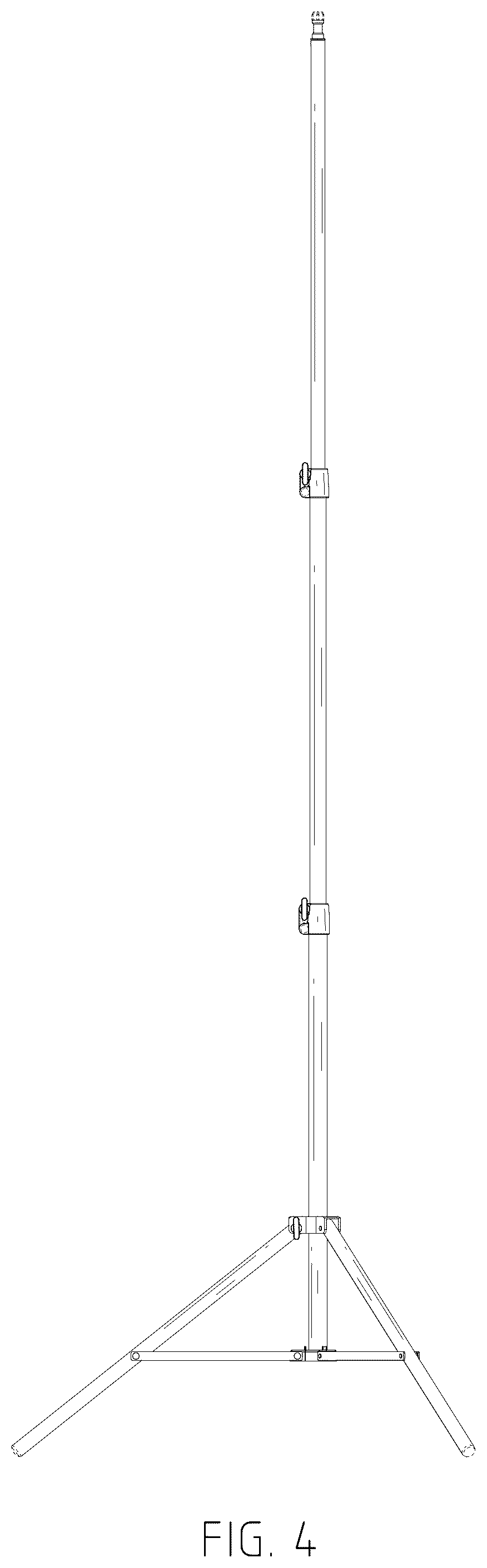 Patent USD1075887 Figure 4 – Light stand