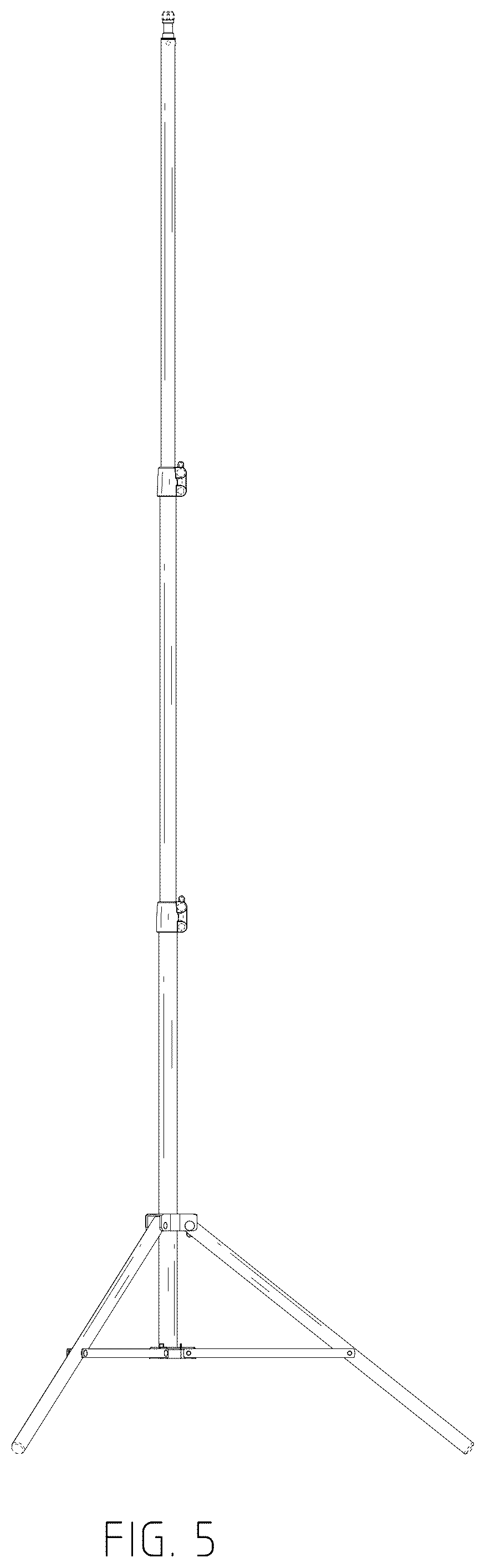 Patent USD1075887 Figure 5 – Light stand