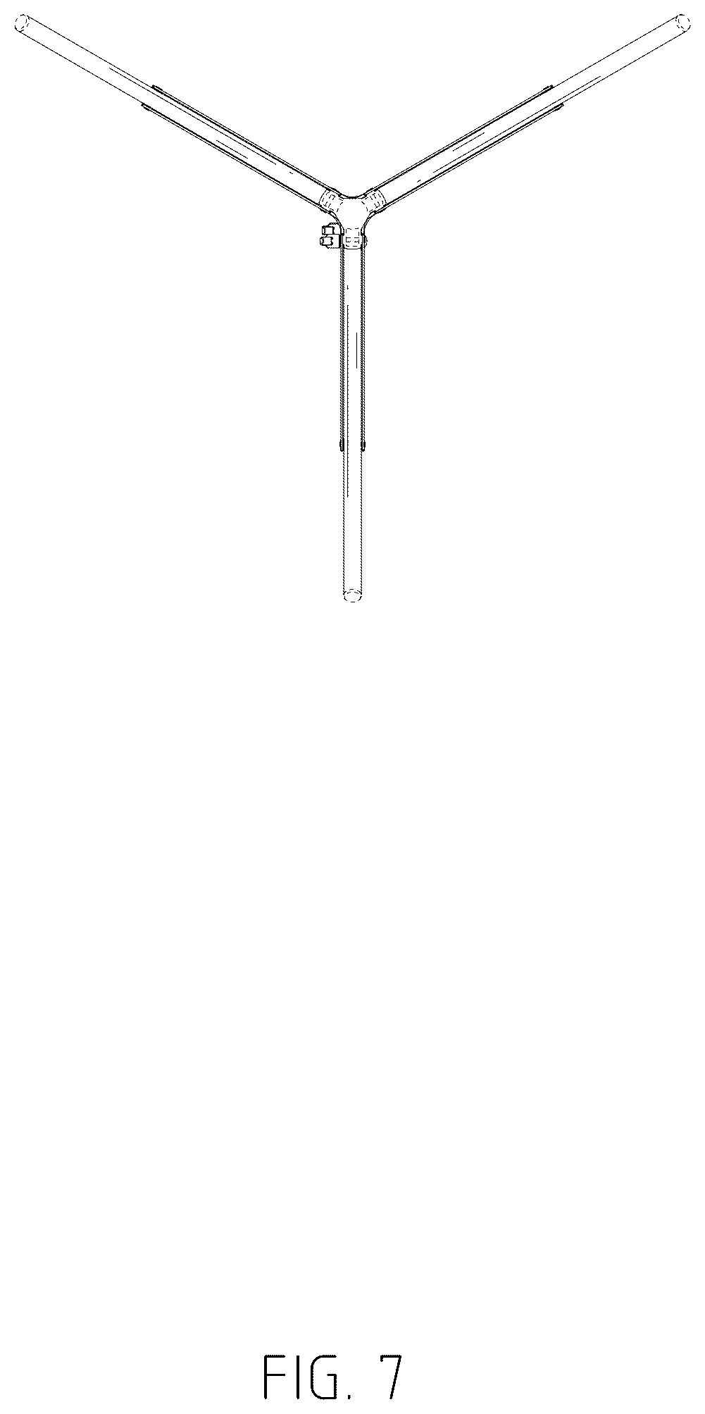 Patent USD1075887 Figure 7 – Light stand