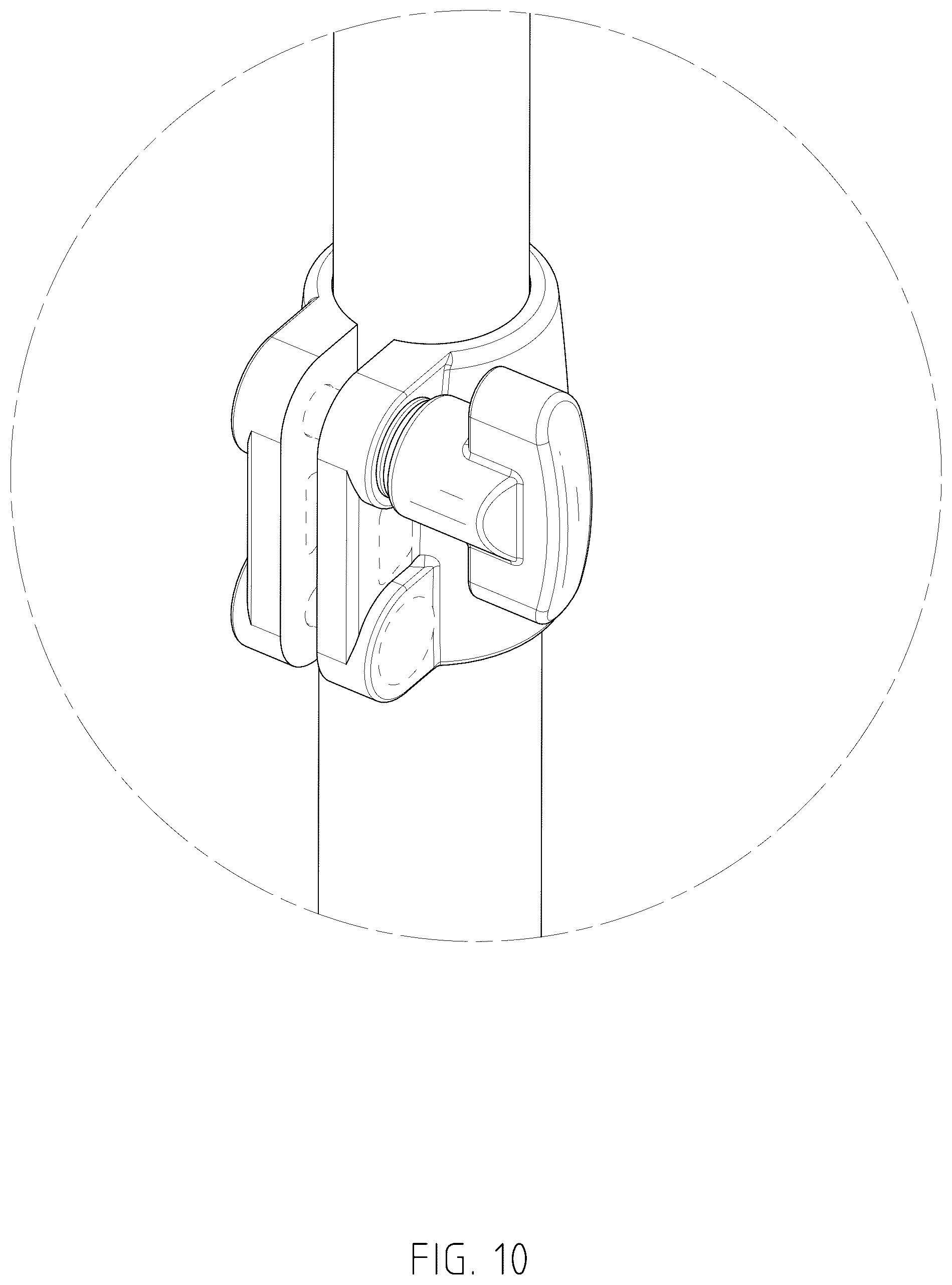 Patent USD1075887 Figure 10 – Light stand
