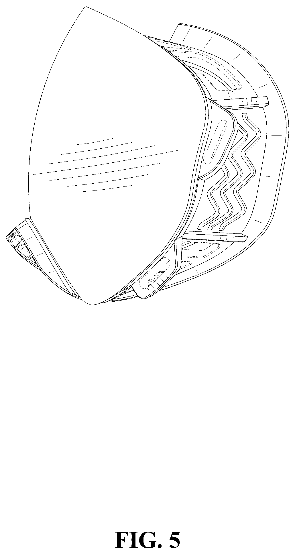 Patent USD1075888 Figure 5 – Goggles
