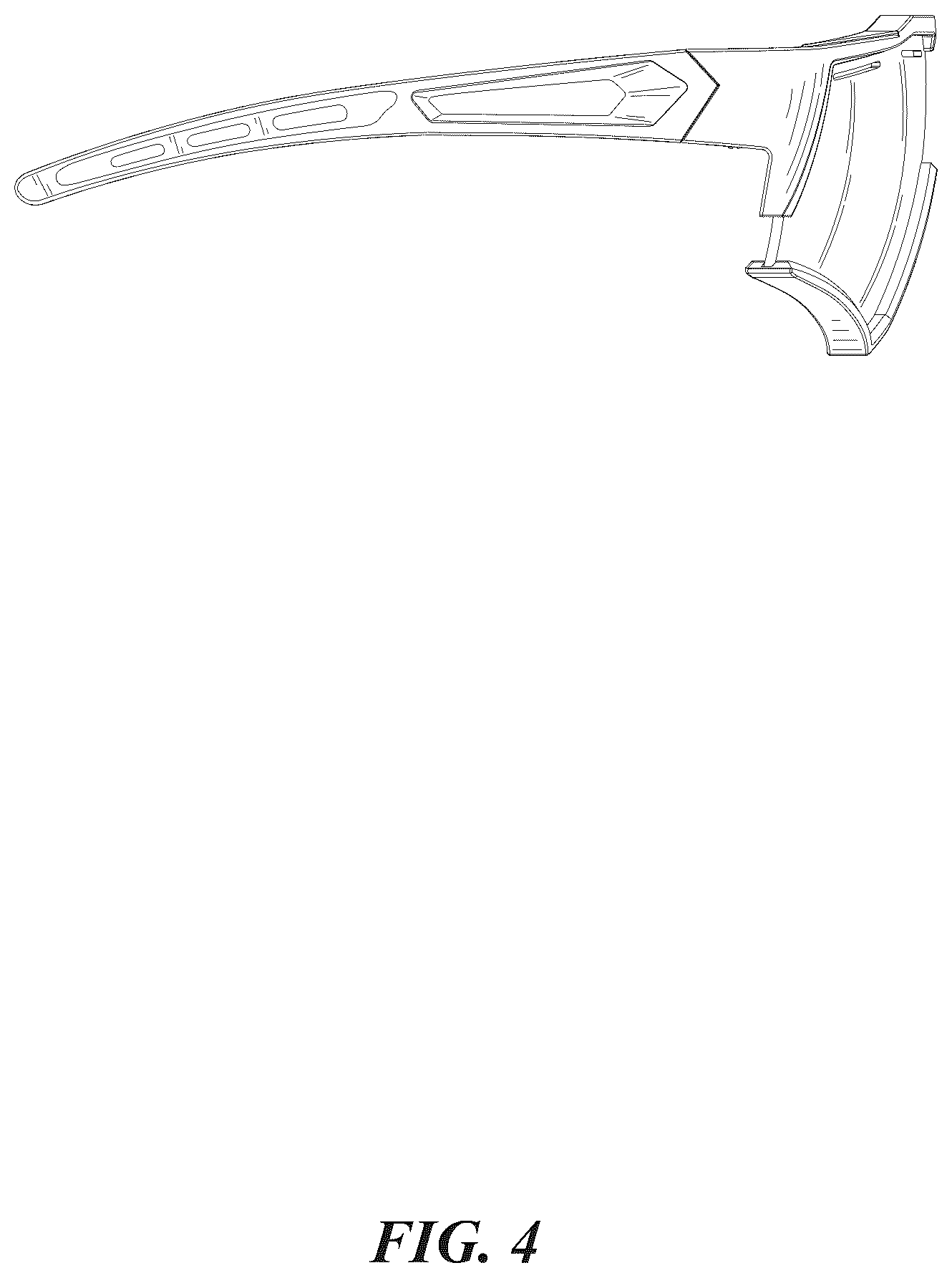 Patent USD1075890 Figure 4 – Sport sunglasses