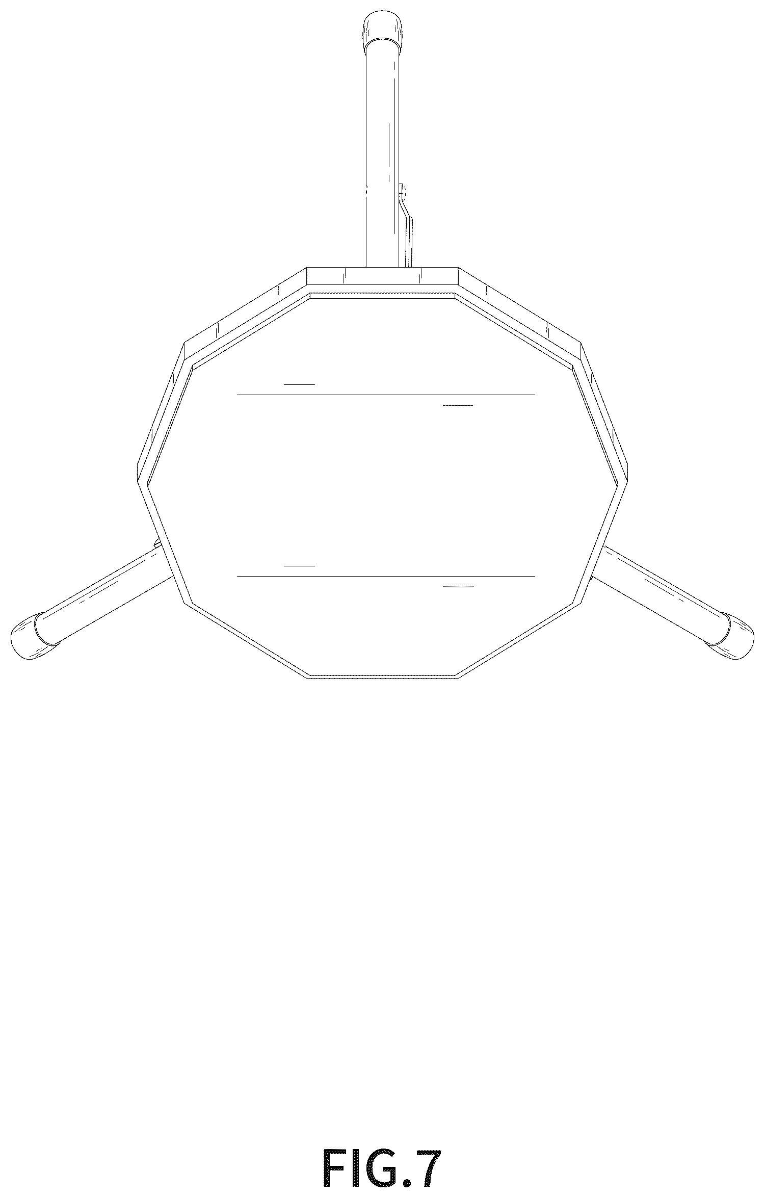 Patent USD1075897 Figure 7 – Drum practice pad with stand