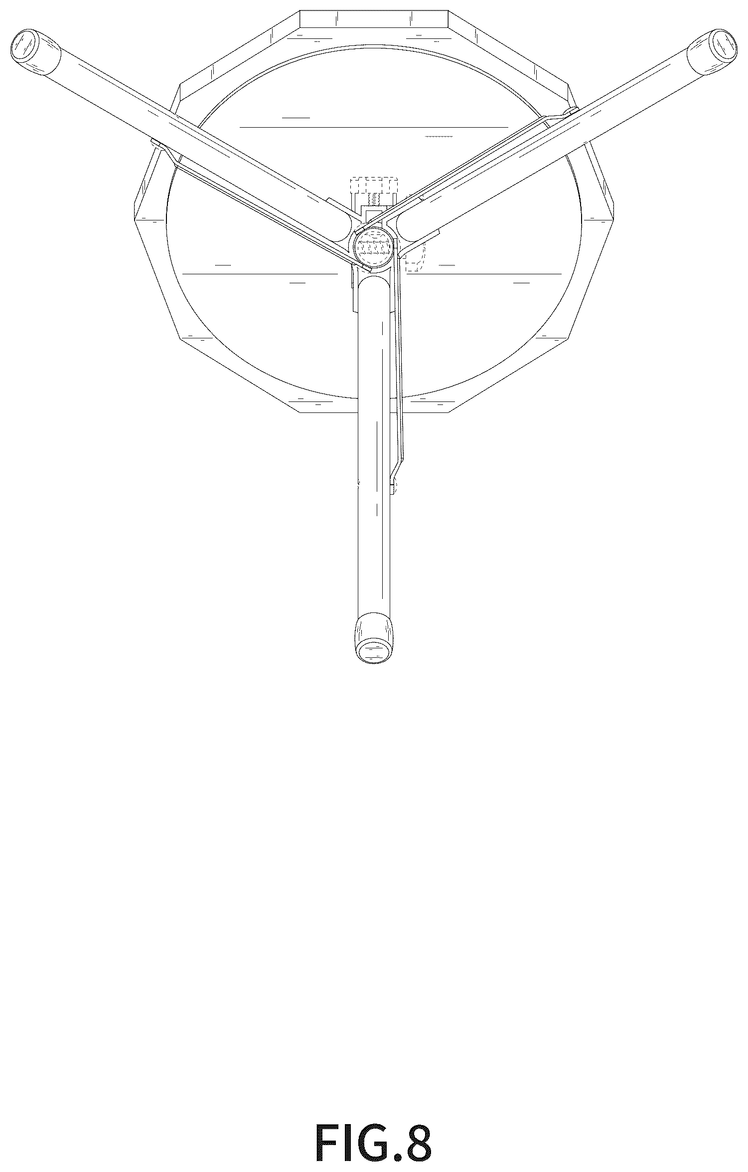 Patent USD1075897 Figure 8 – Drum practice pad with stand
