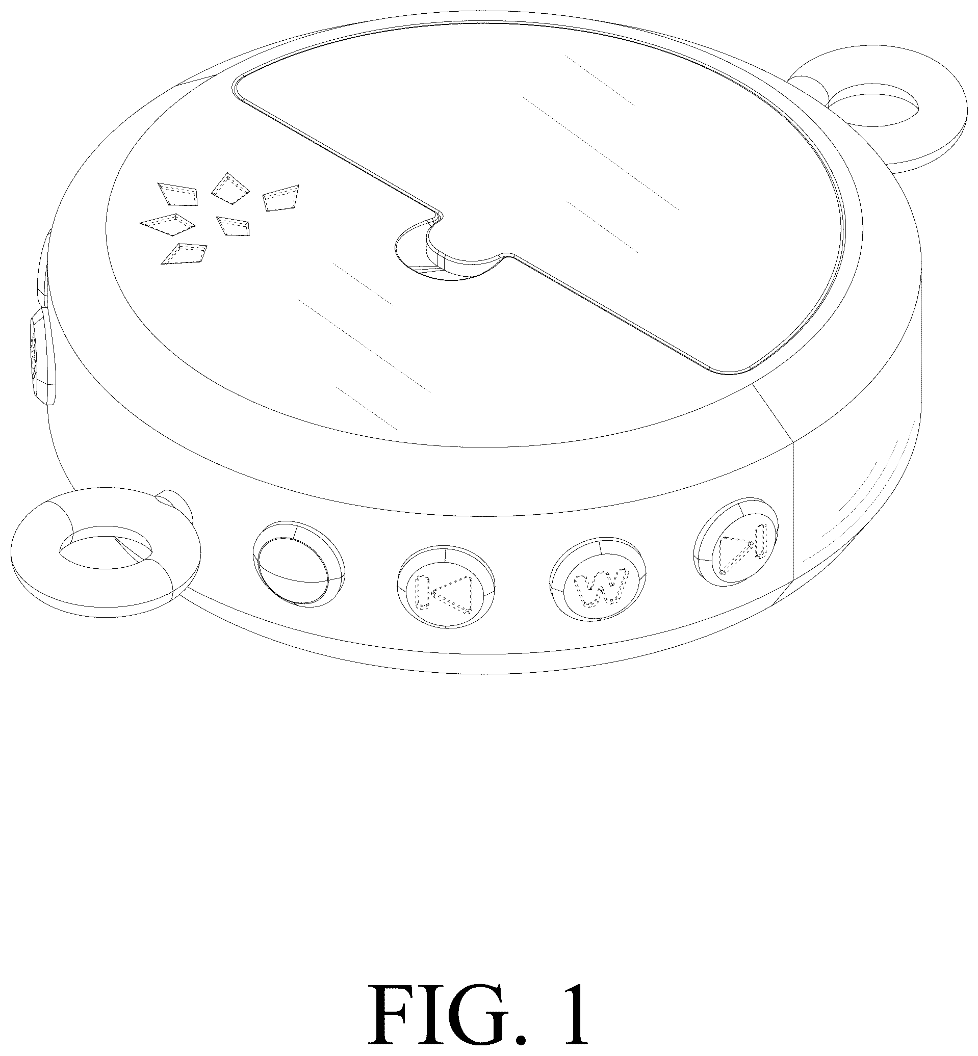 Patent USD1075898 Figure 1 – Projection rotating music box