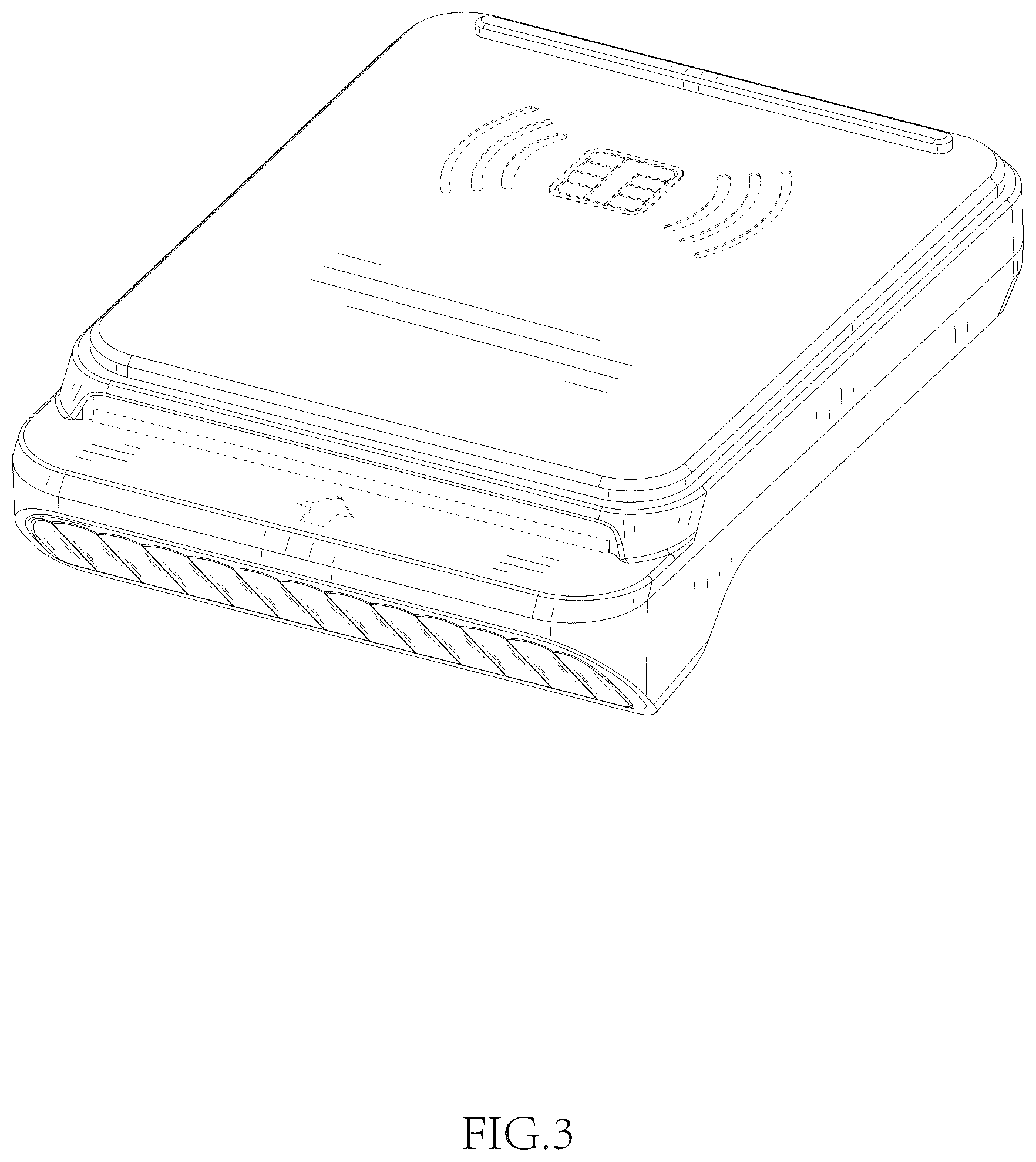 Patent USD1075899 Figure 3 – Card reader
