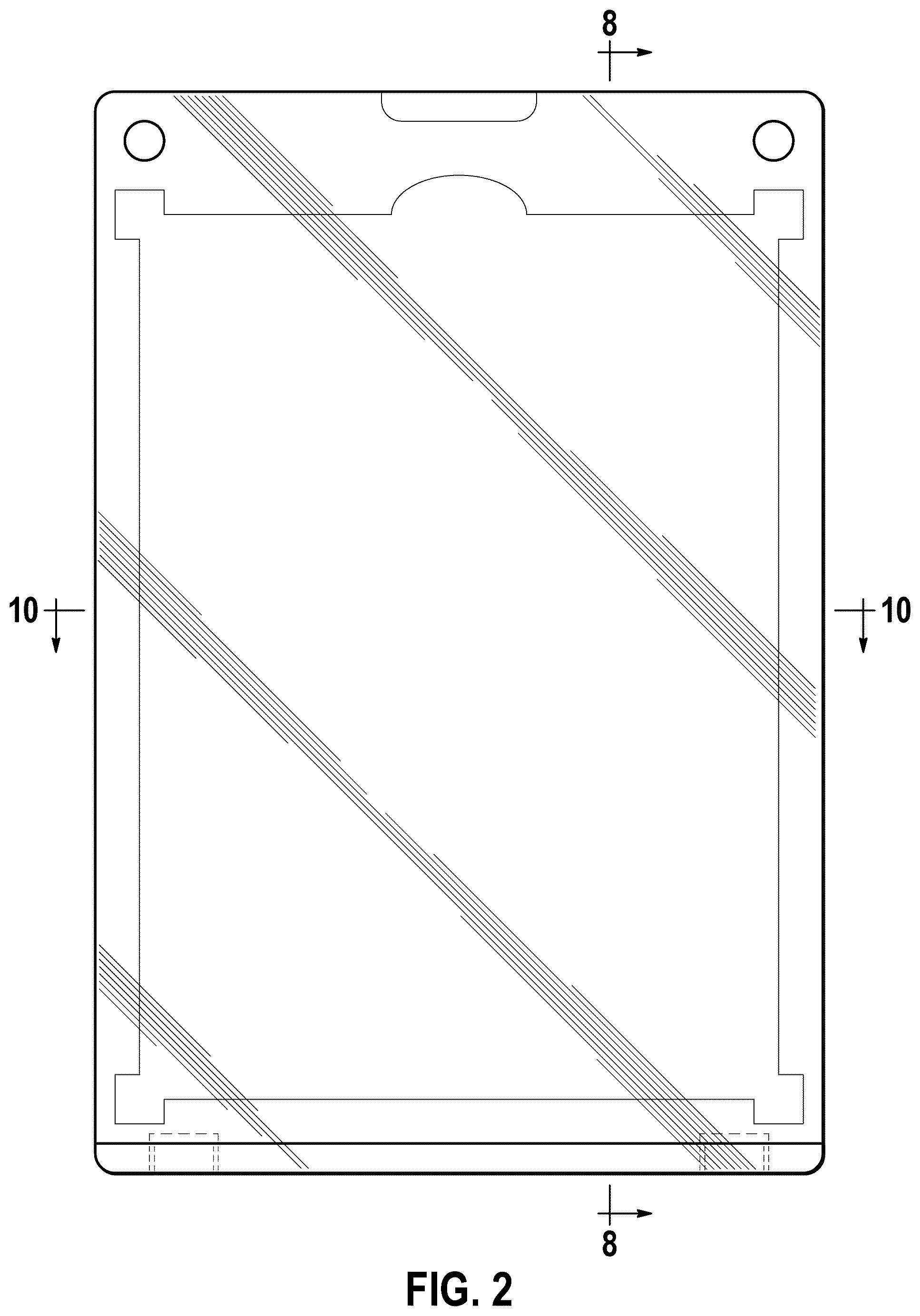 Patent USD1075922 Figure 2 – Card holder