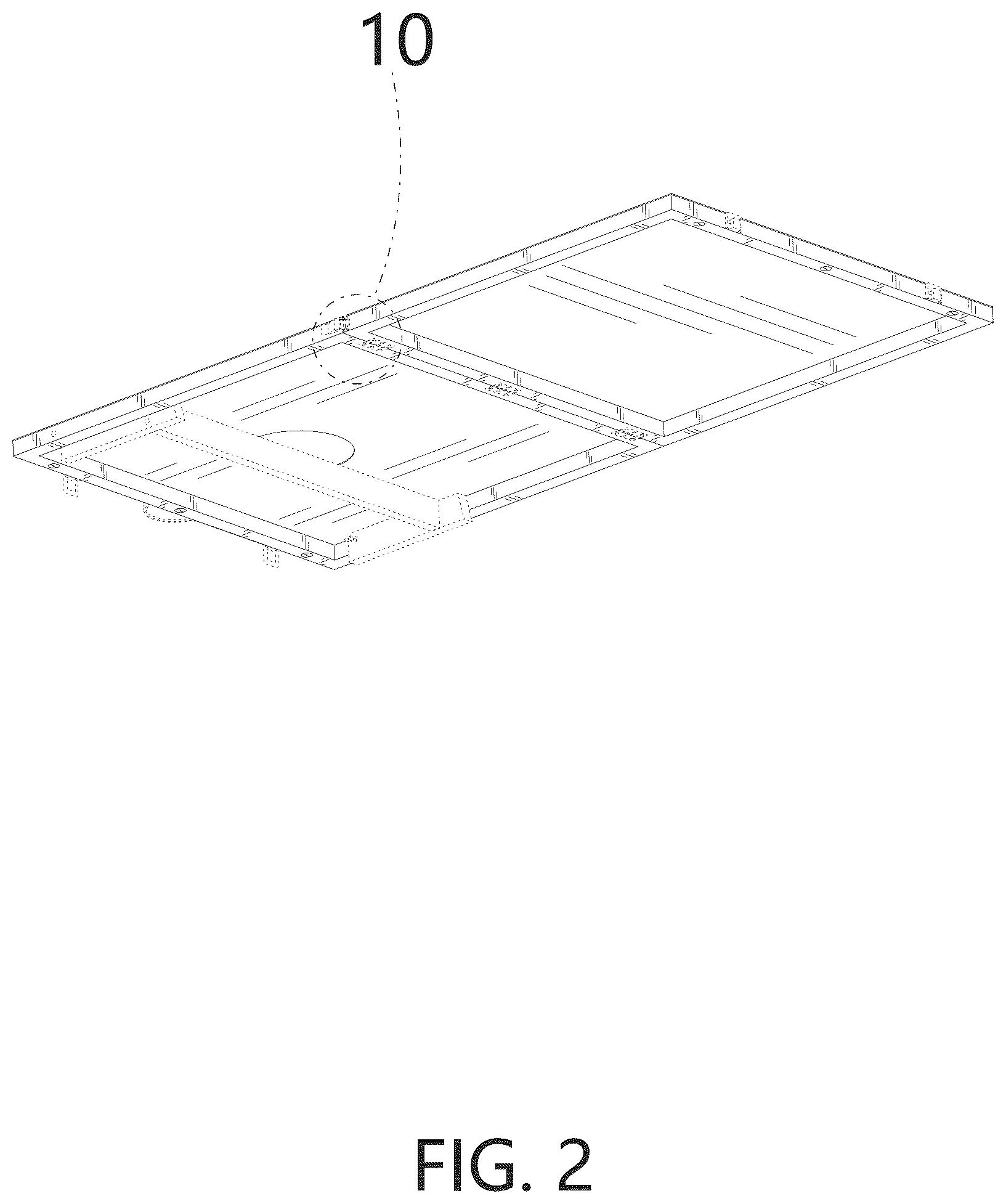 Patent USD1075923 Figure 2 – Game toss board