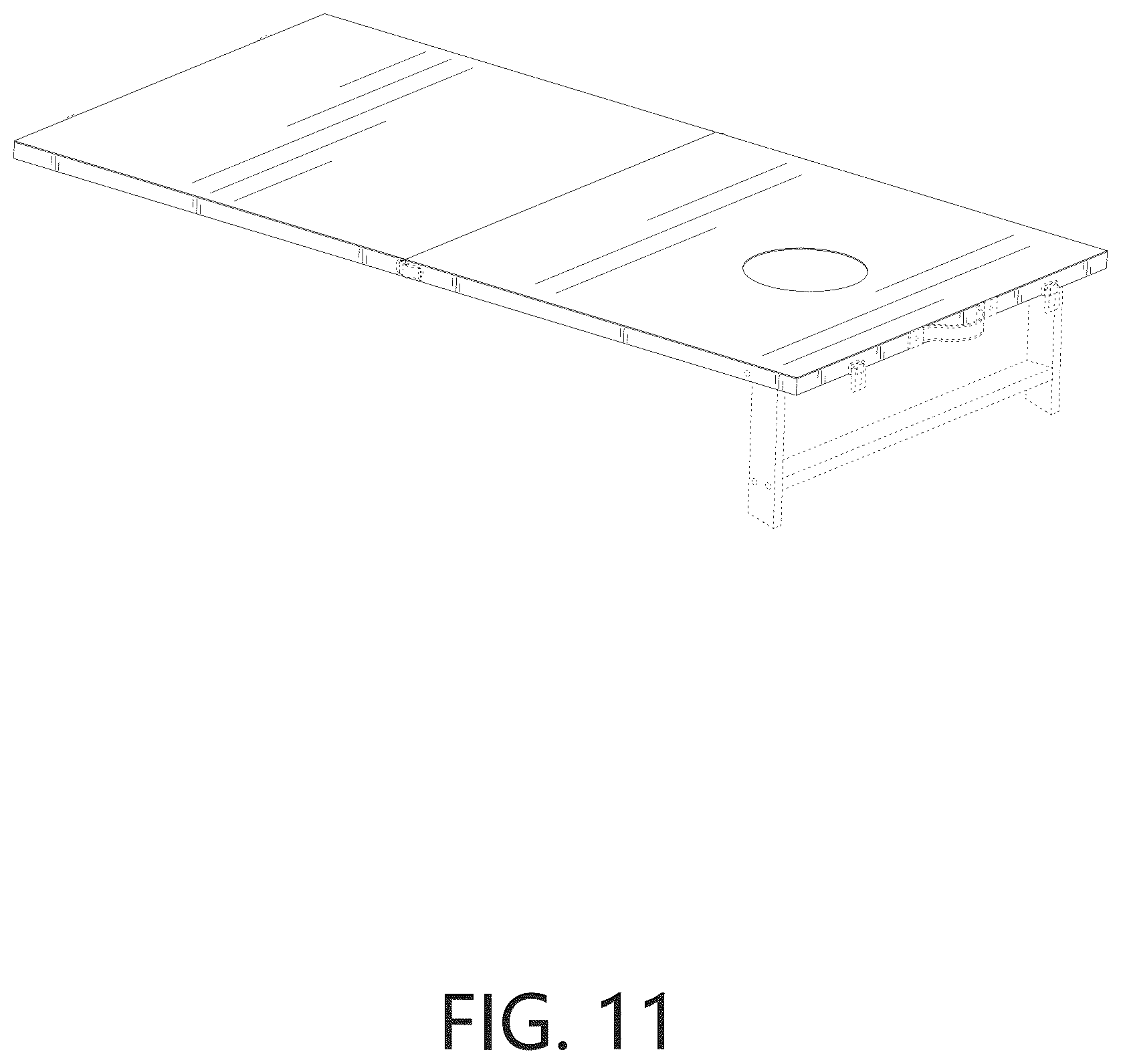 Patent USD1075923 Figure 11 – Game toss board