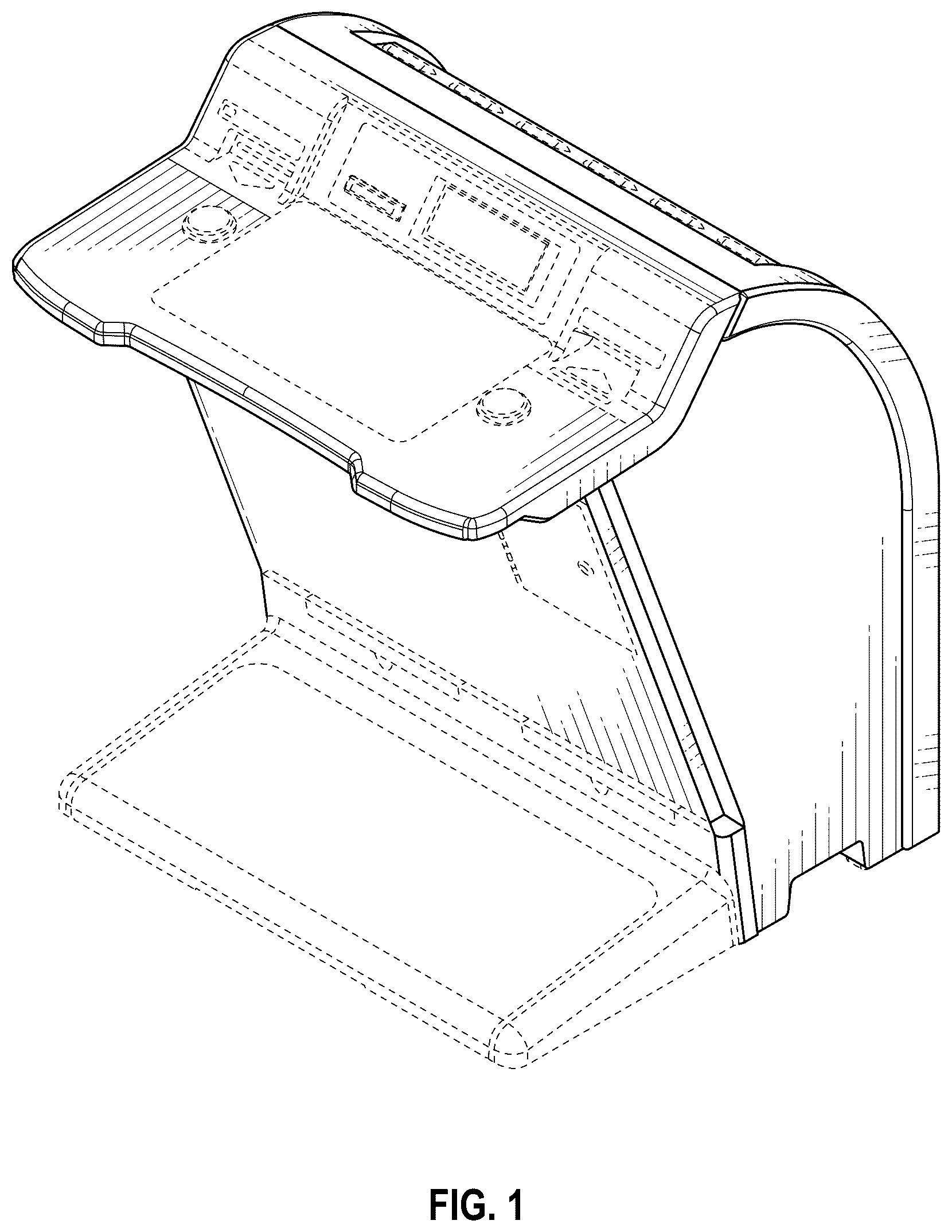 Patent USD1075924 Figure 1 – Gaming machine cabinet