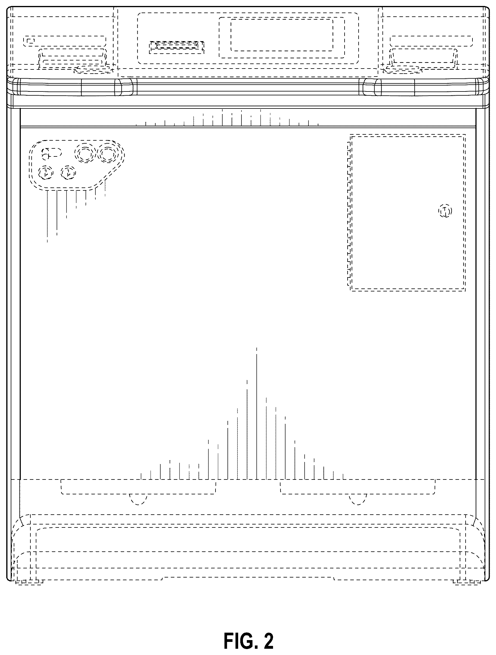 Patent USD1075924 Figure 2 – Gaming machine cabinet