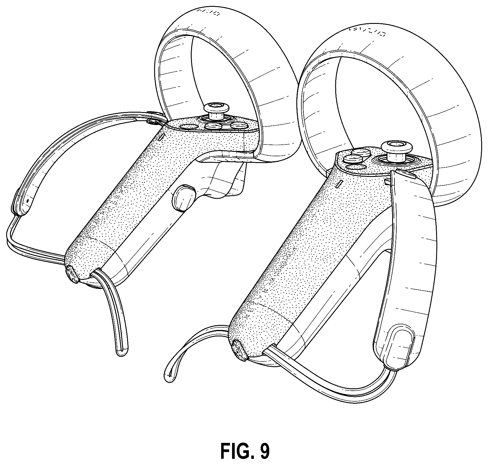 Patent USD1075928 Figure 9 – Controller