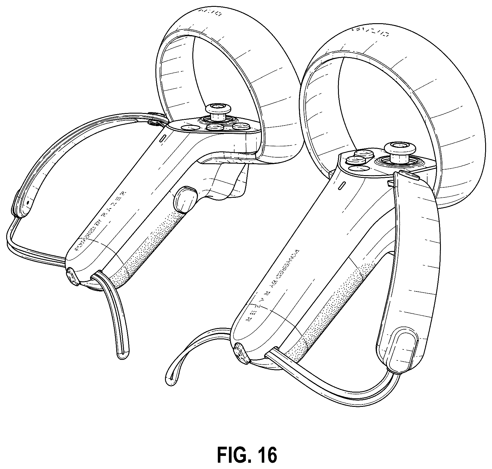 Patent USD1075928 Figure 16 – Controller