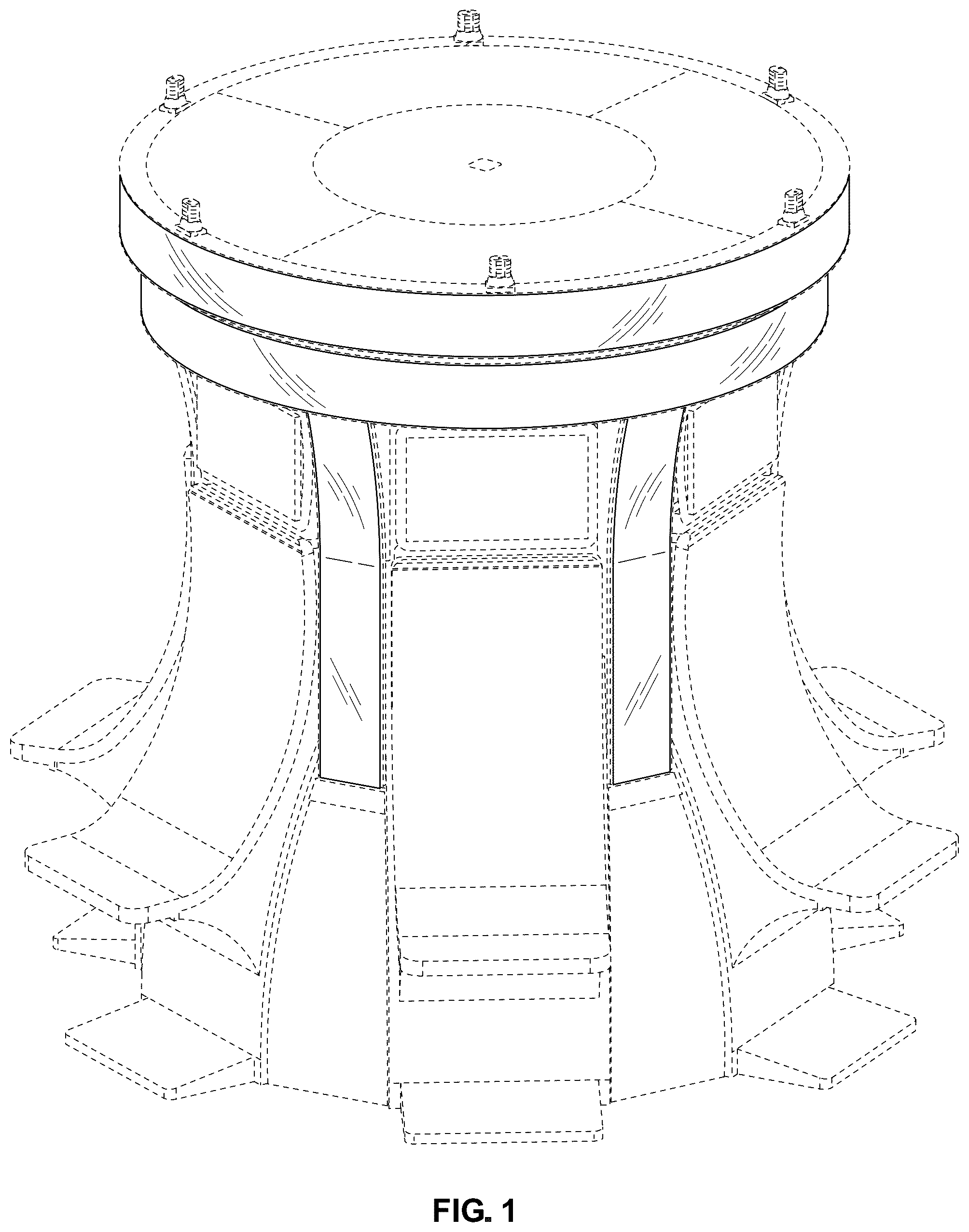 Patent USD1075931 Figure 1 – Gaming machine