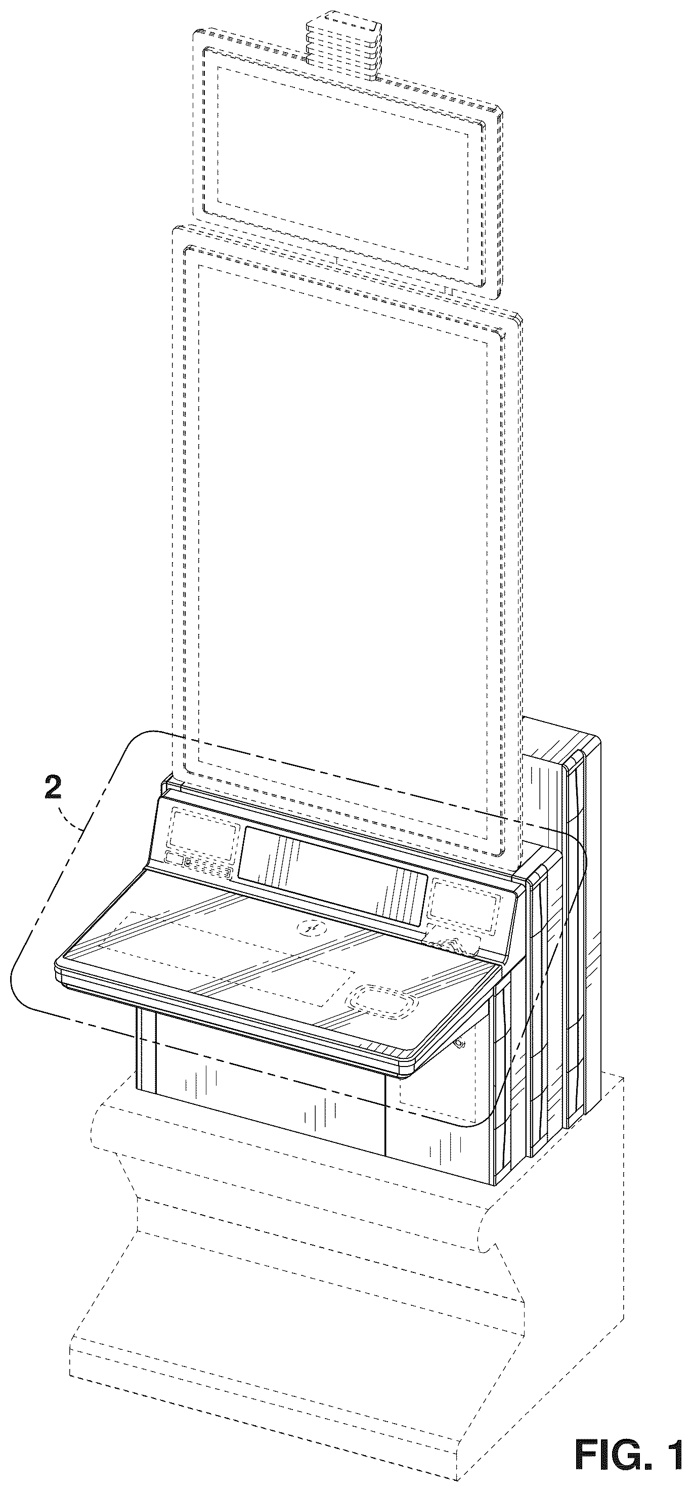 Patent USD1075933 — Gaming machine — Figure 1