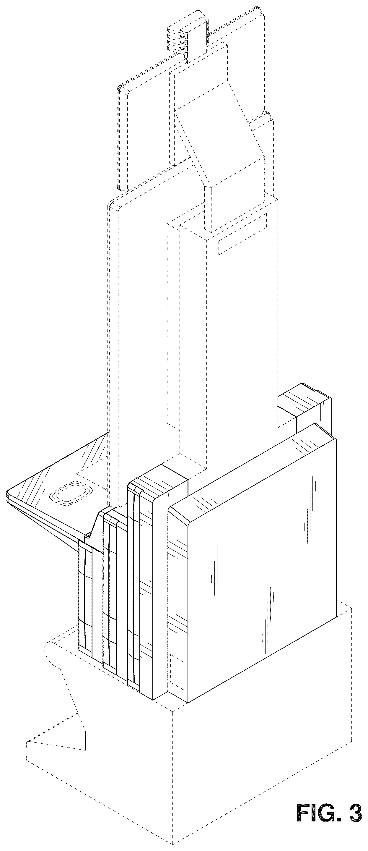 Patent USD1075933 Figure 3 – Gaming machine