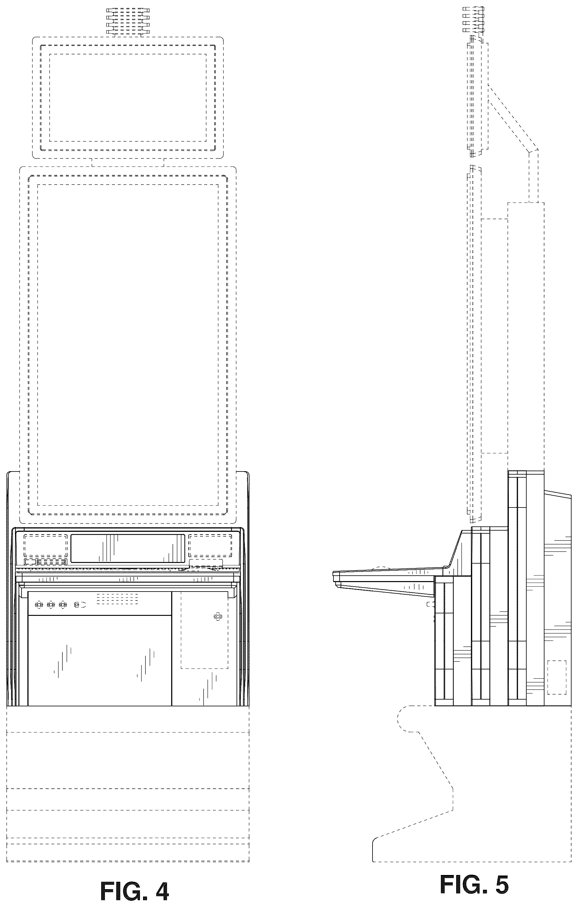 Patent USD1075933 Figure 4 – Gaming machine