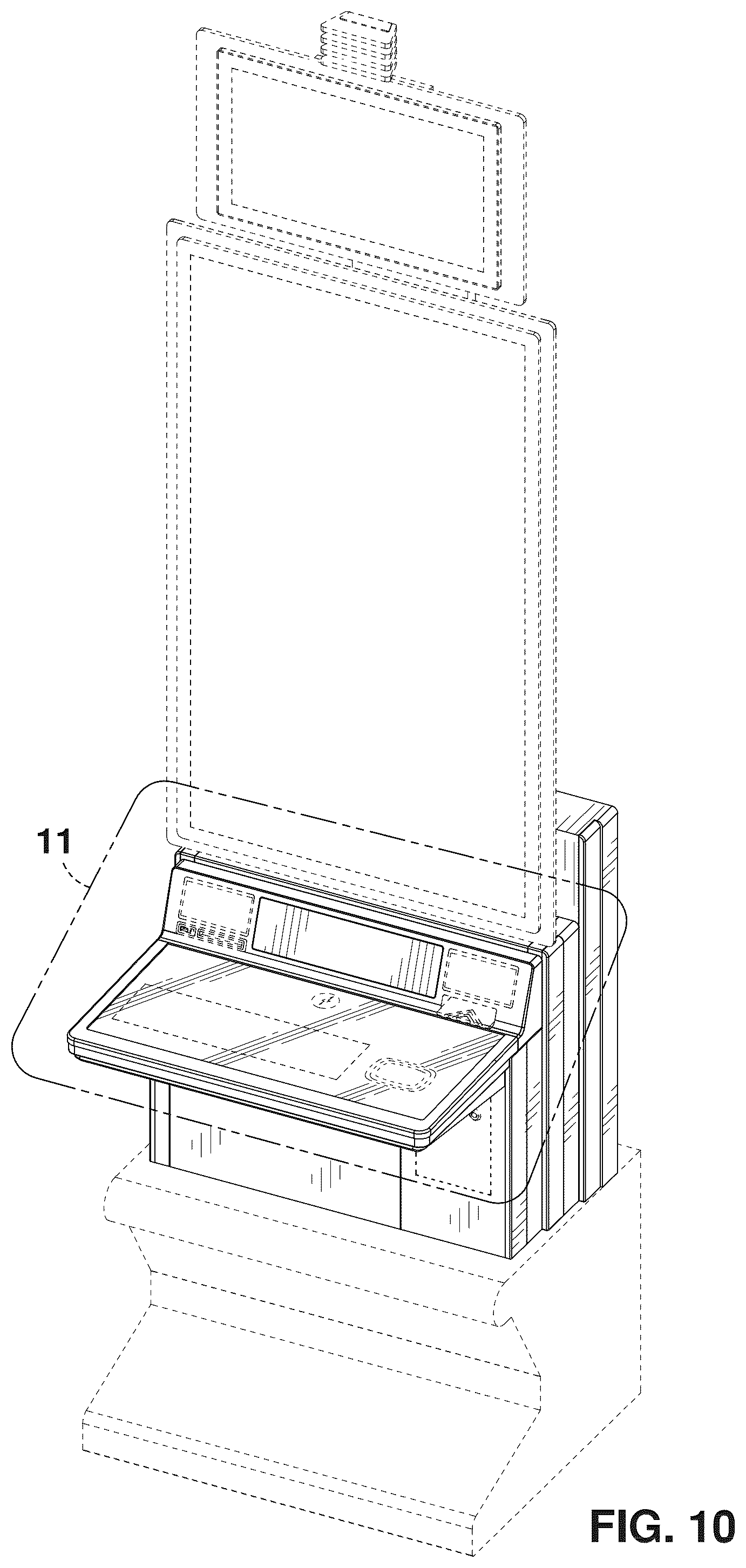 Patent USD1075933 Figure 7 – Gaming machine
