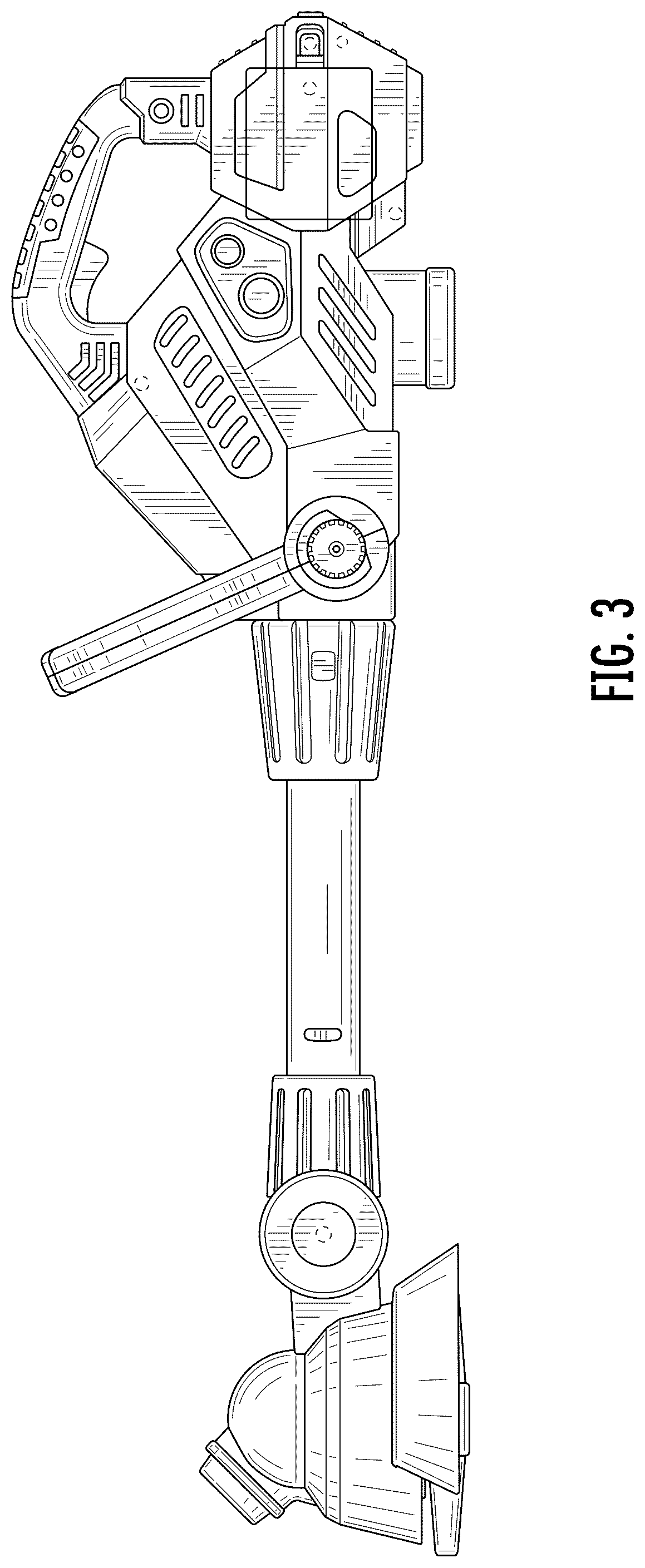 Patent USD1075938 Figure 3 – String trimmer bubble toy