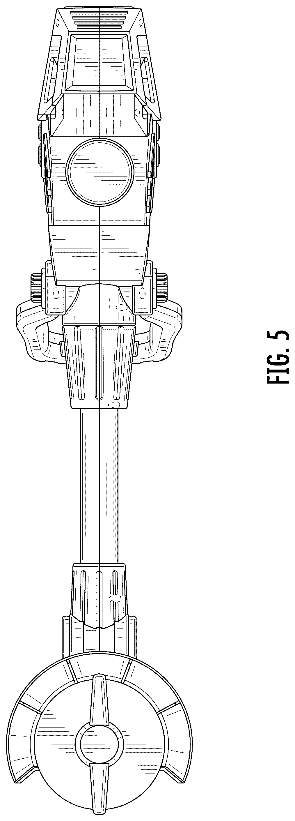 Patent USD1075938 Figure 5 – String trimmer bubble toy