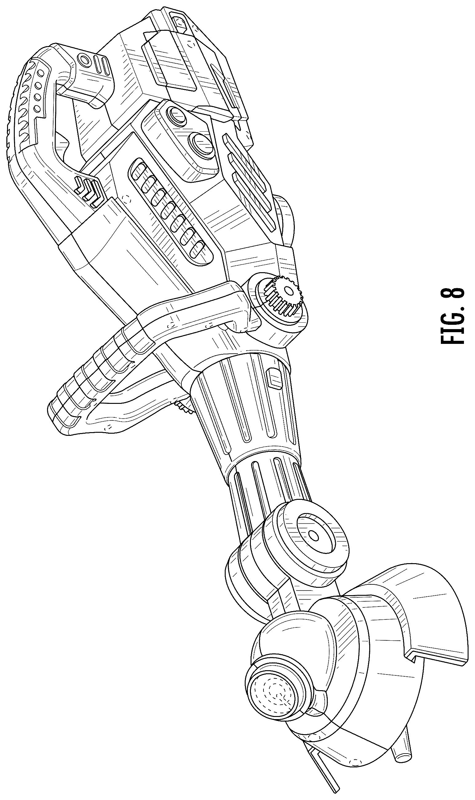 Patent USD1075938 Figure 7 – String trimmer bubble toy