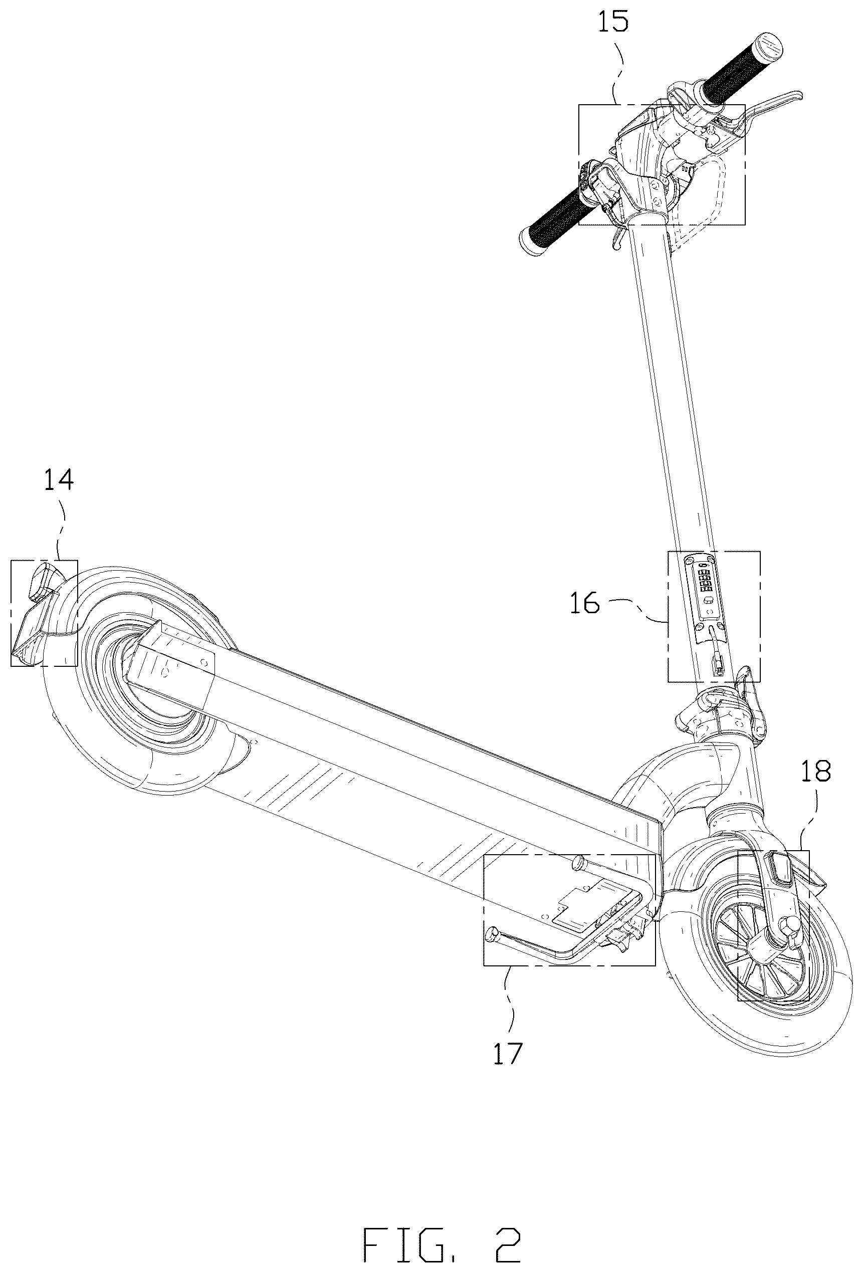 Patent USD1075942 Figure 2 – Scooter