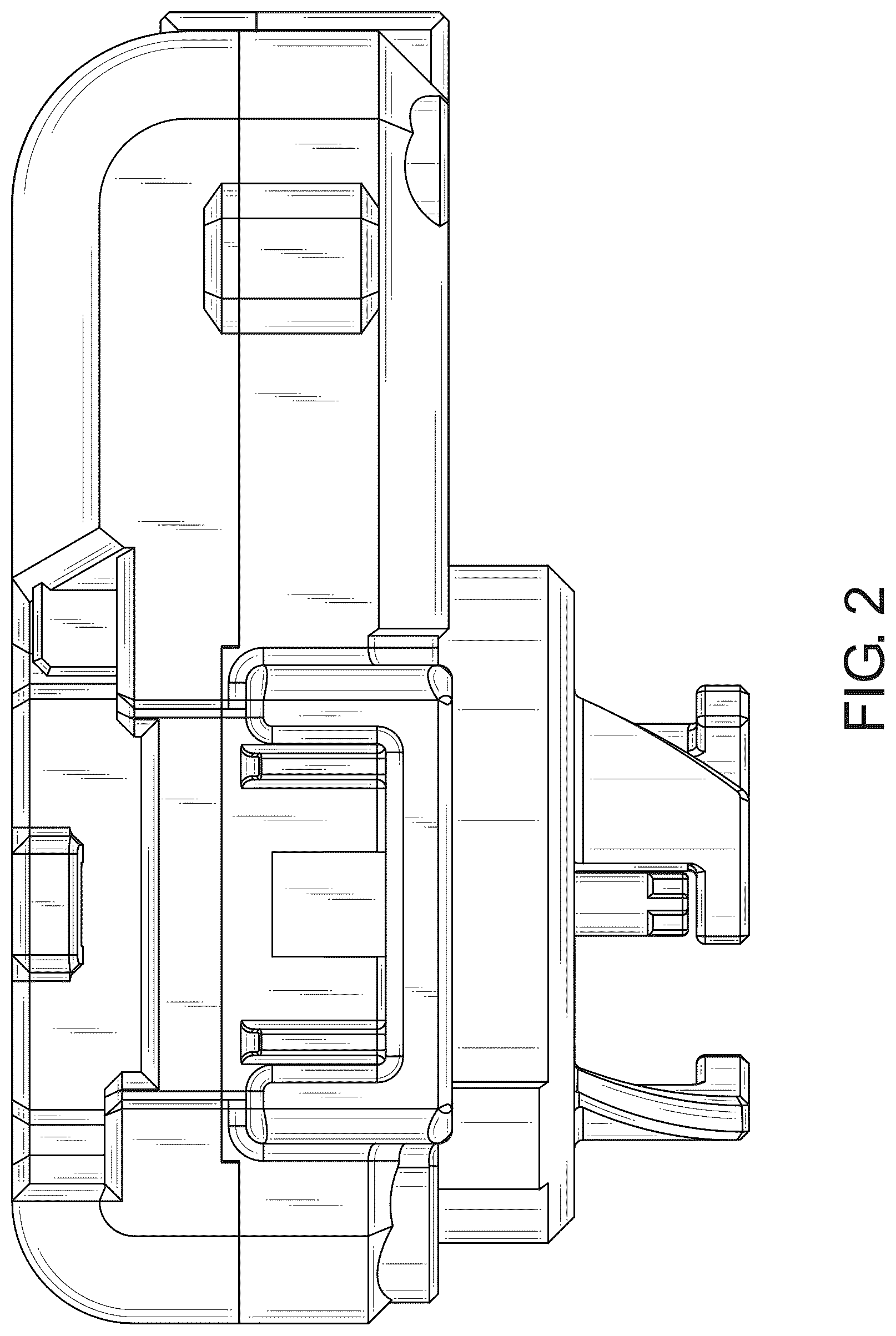 Patent USD1075943 Figure 2 – Launching apparatus for spinning top toy