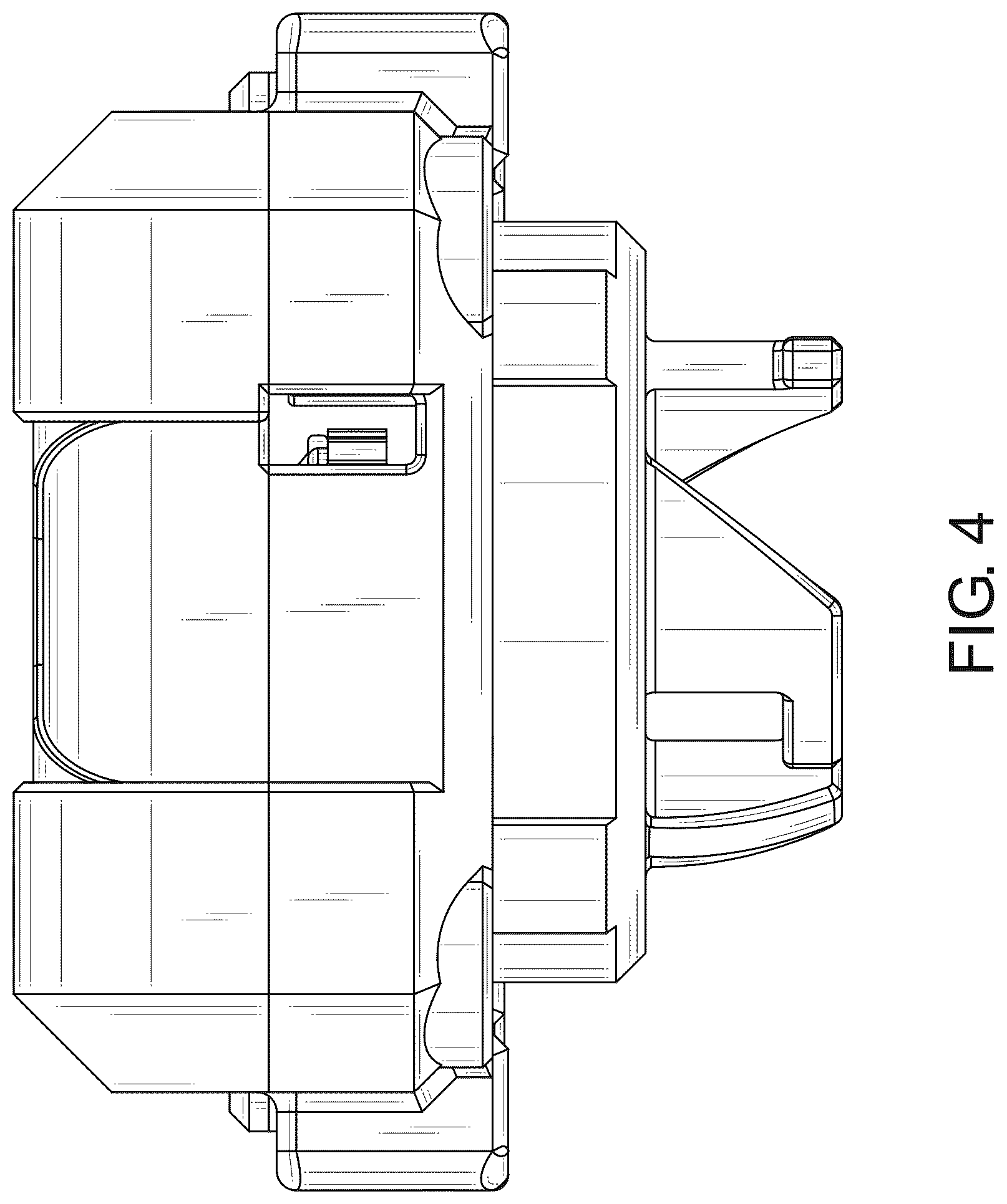 Patent USD1075943 Figure 4 – Launching apparatus for spinning top toy