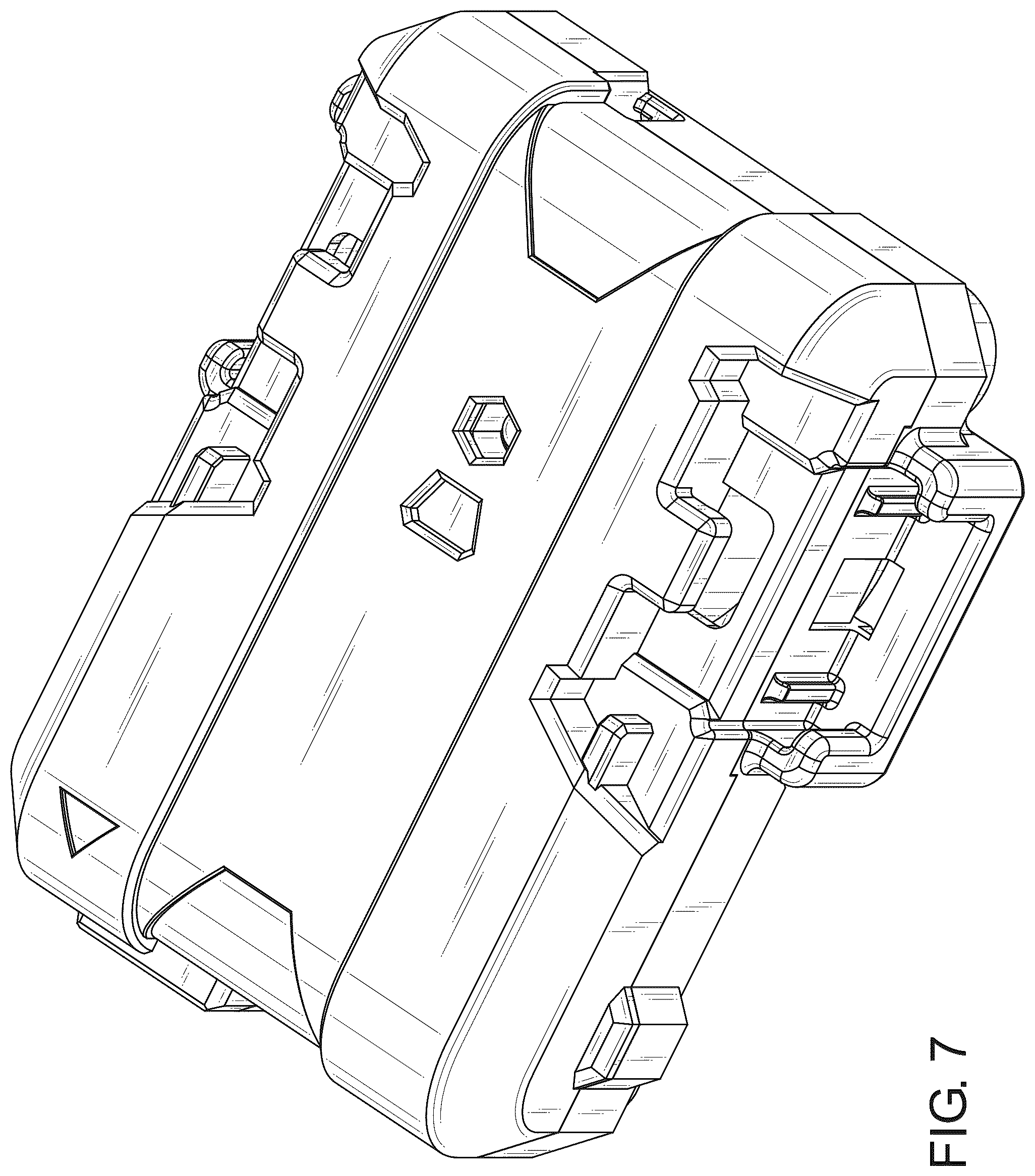 Patent USD1075943 Figure 7 – Launching apparatus for spinning top toy