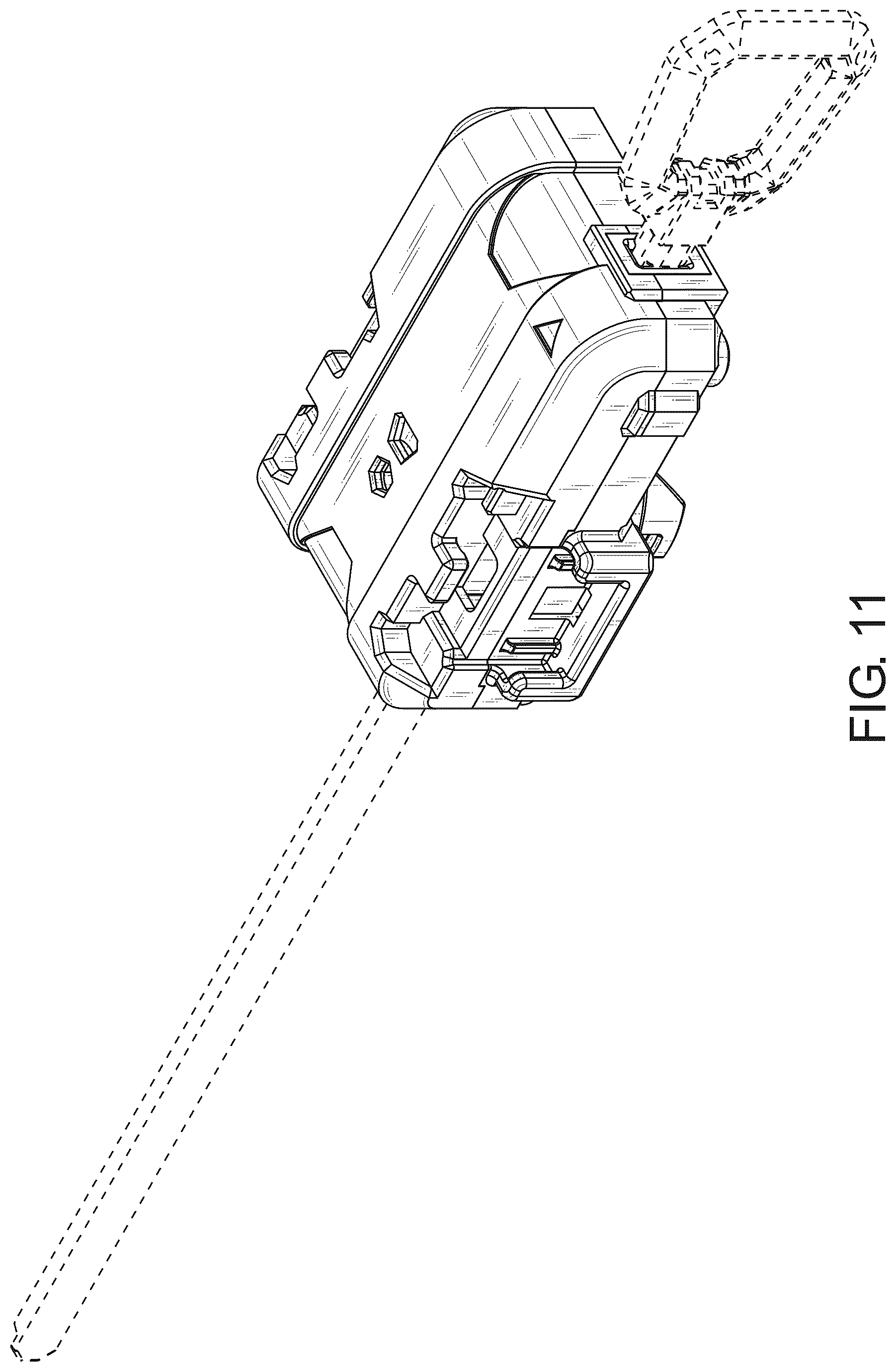 Patent USD1075943 Figure 11 – Launching apparatus for spinning top toy