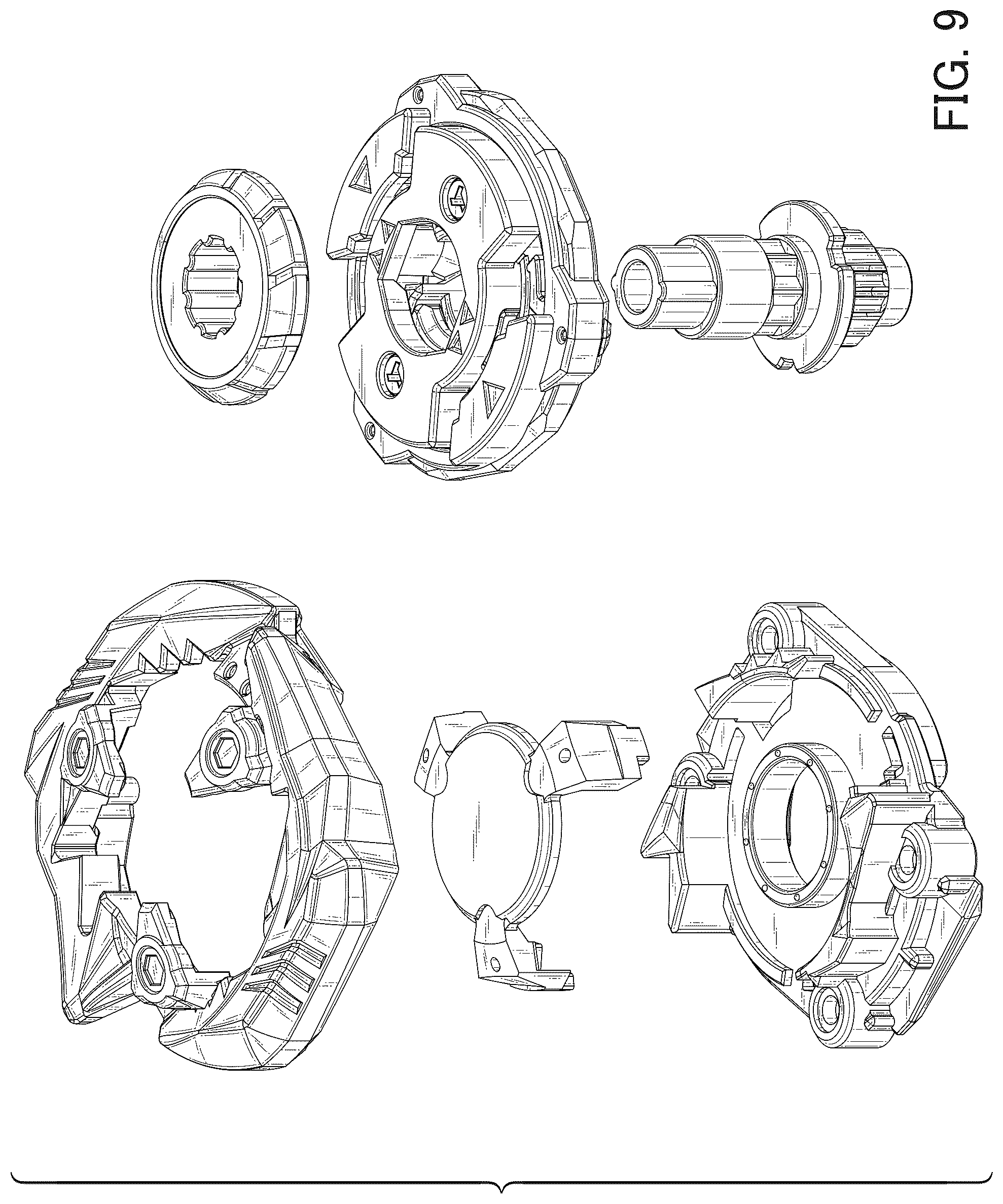 Patent USD1075946 Figure 9 – Spinning top toy