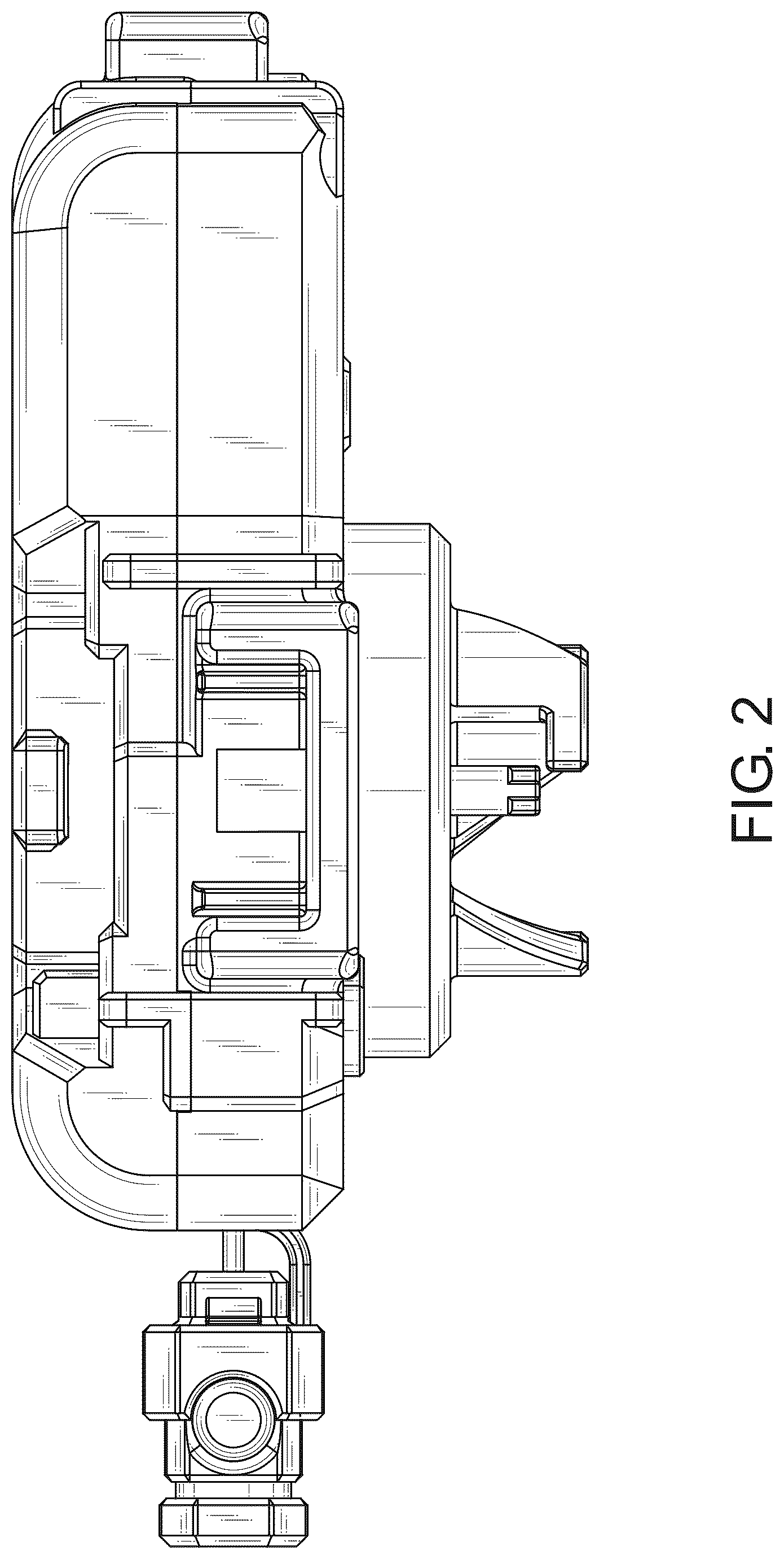 Patent USD1075947 Figure 2 – Launching apparatus for spinning top toy