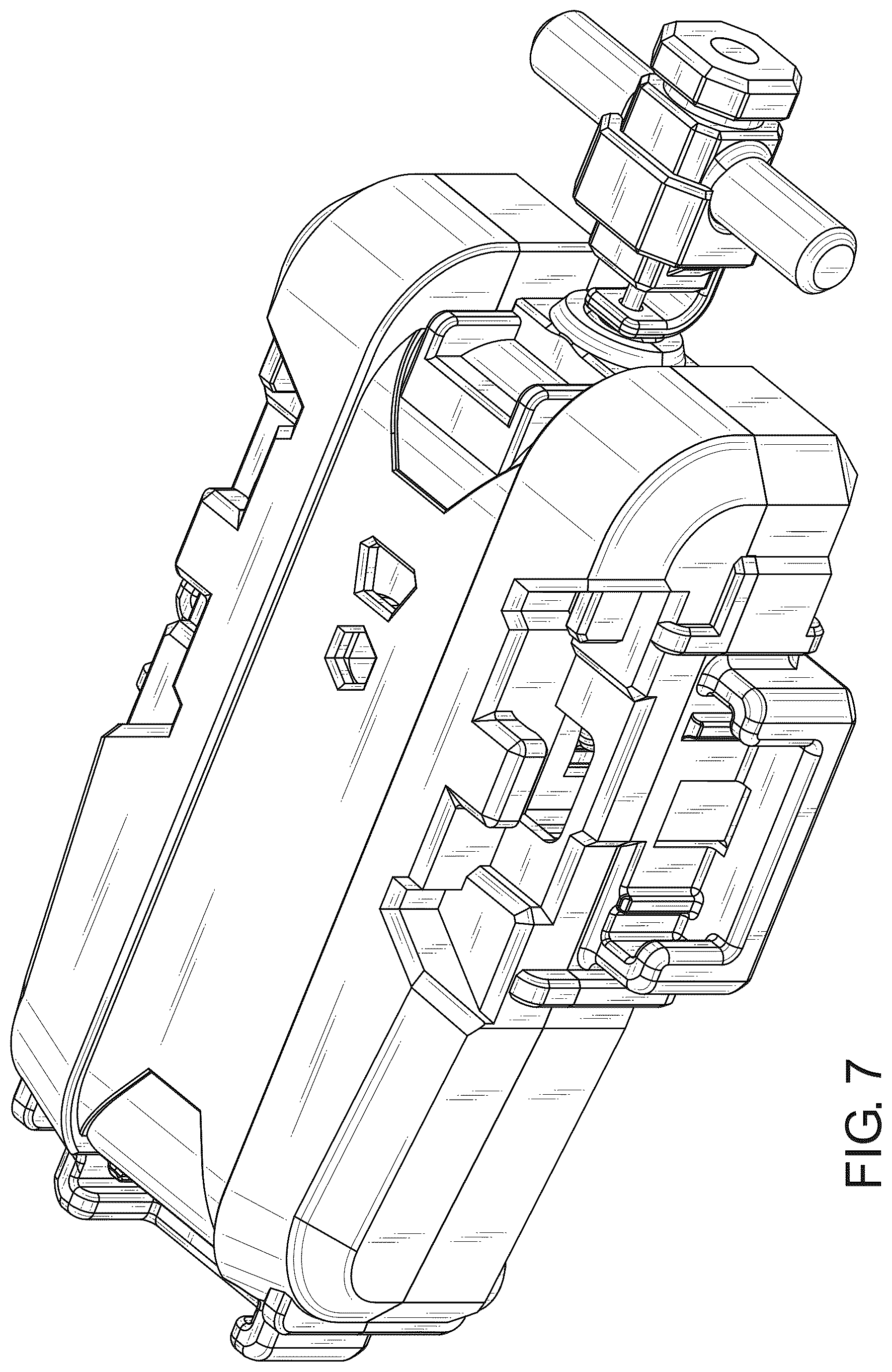 Patent USD1075947 Figure 7 – Launching apparatus for spinning top toy
