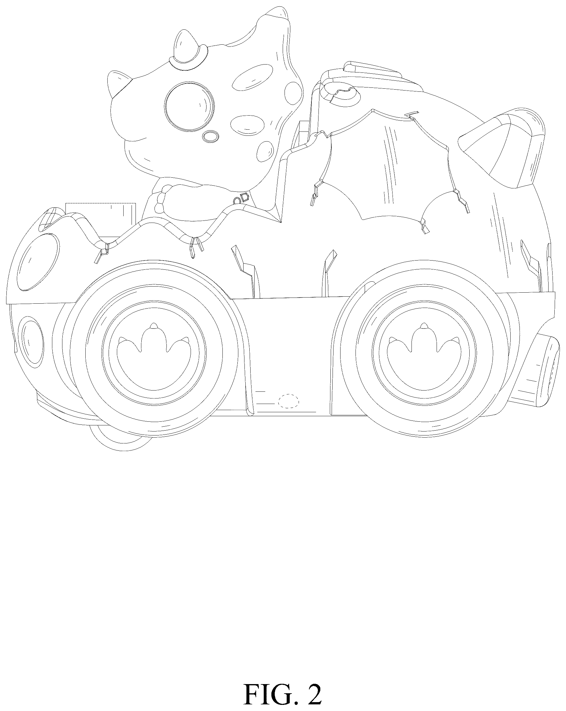 Patent USD1075955 Figure 2 – Toy car