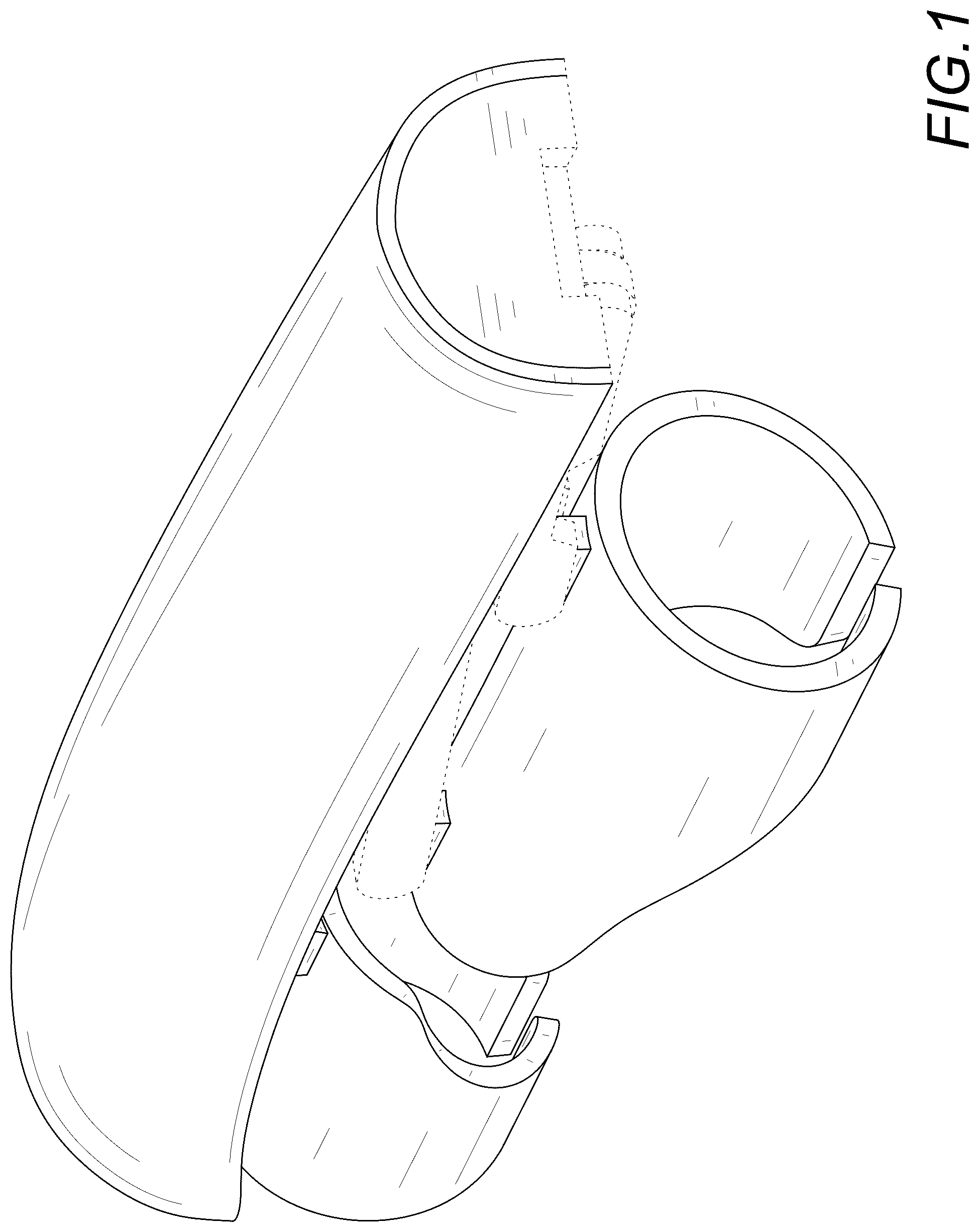 Patent USD1075958 Figure 1 – Claw