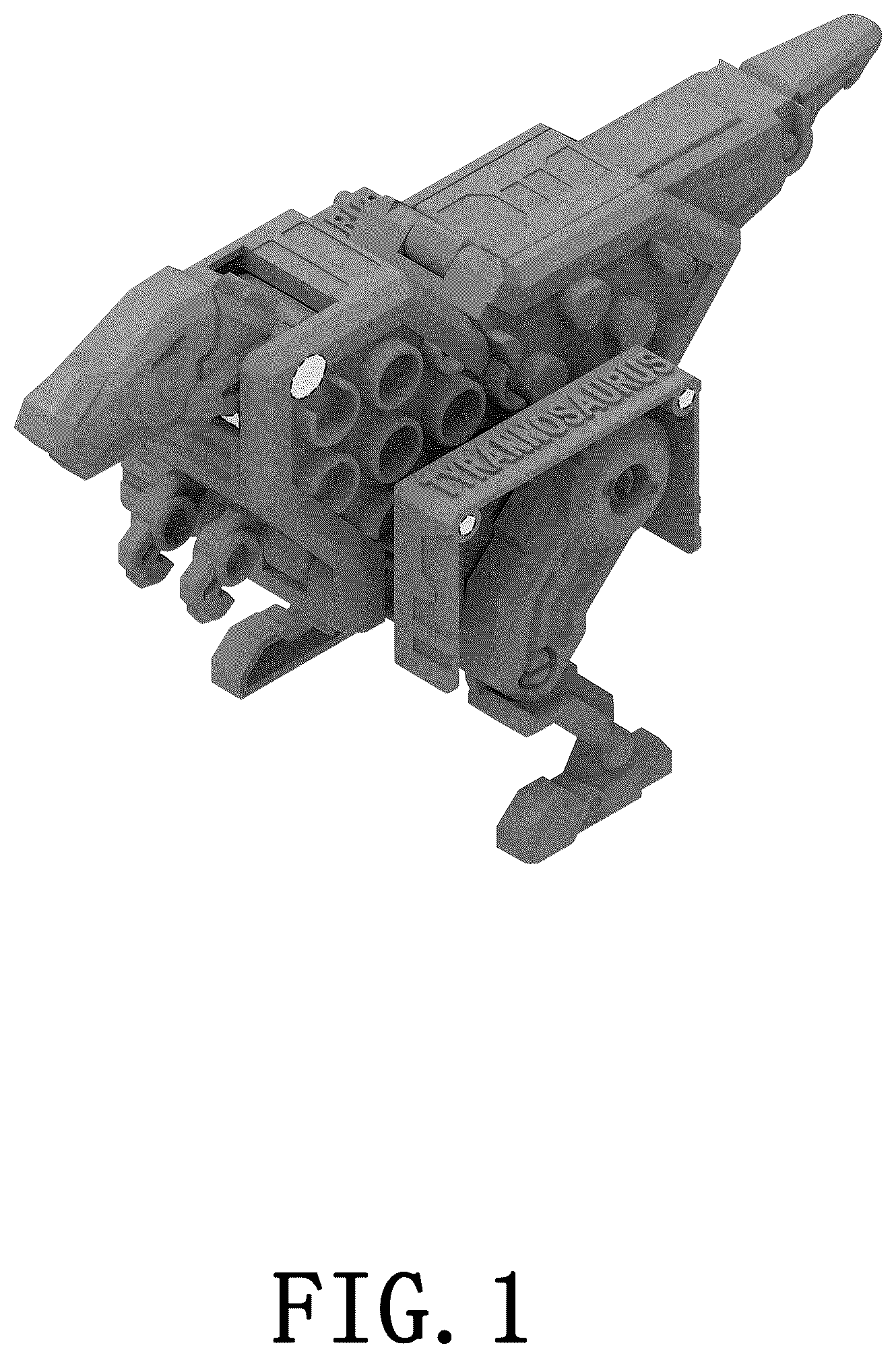 Patent USD1075964 Figure 1 – Toy building block