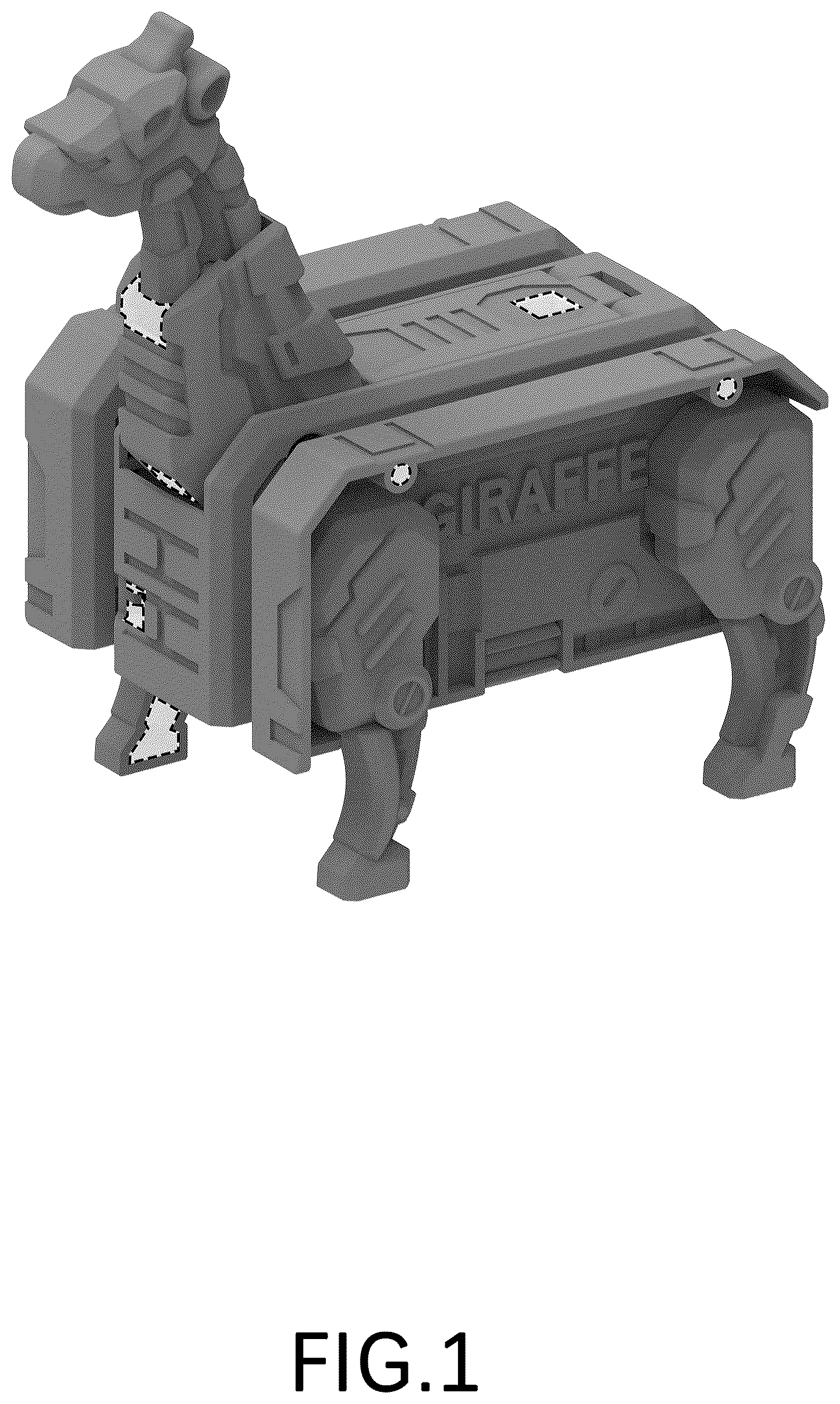 Patent USD1075967 Figure 1 – Toy building block